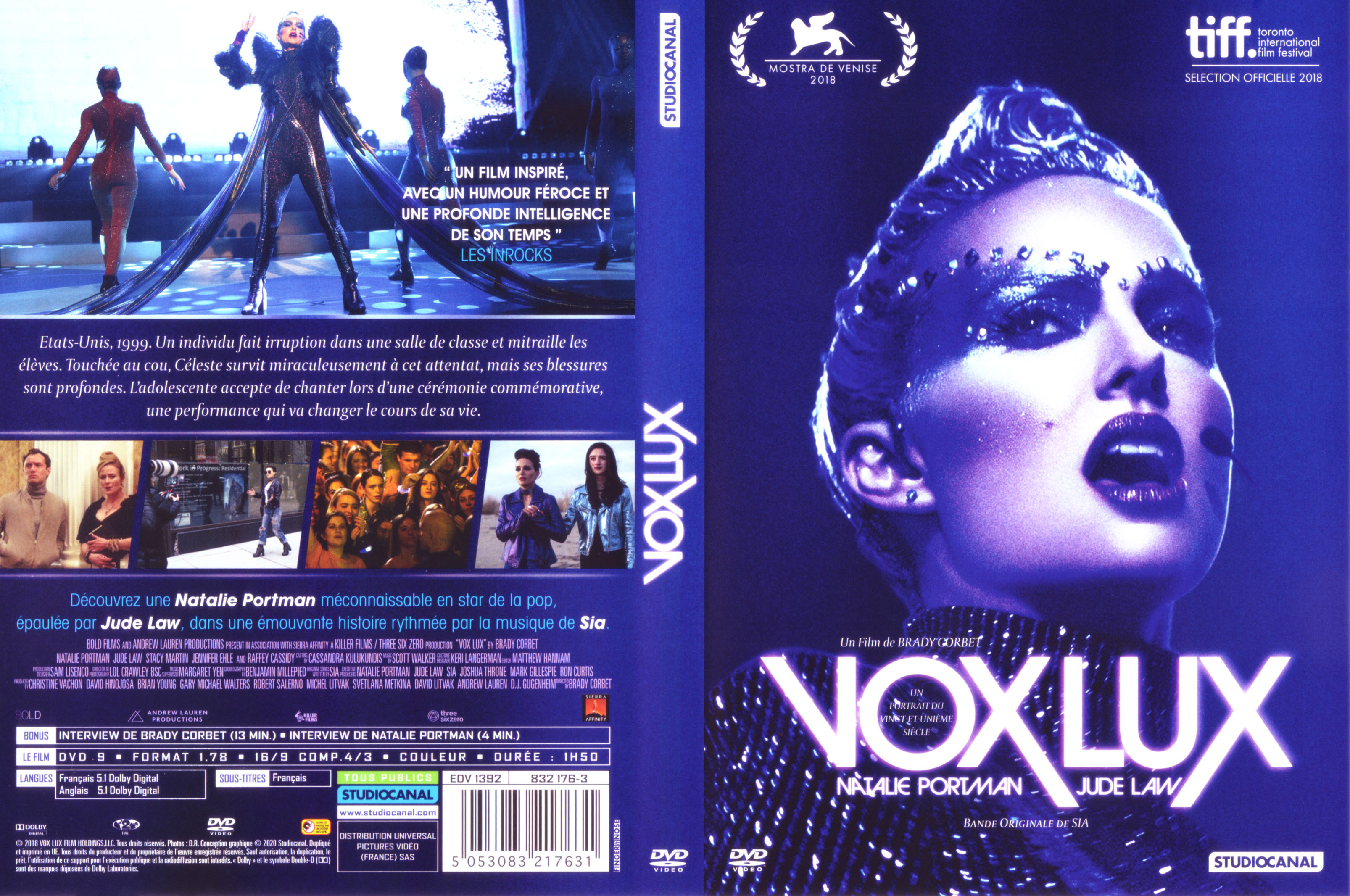 Jaquette DVD Vox lux