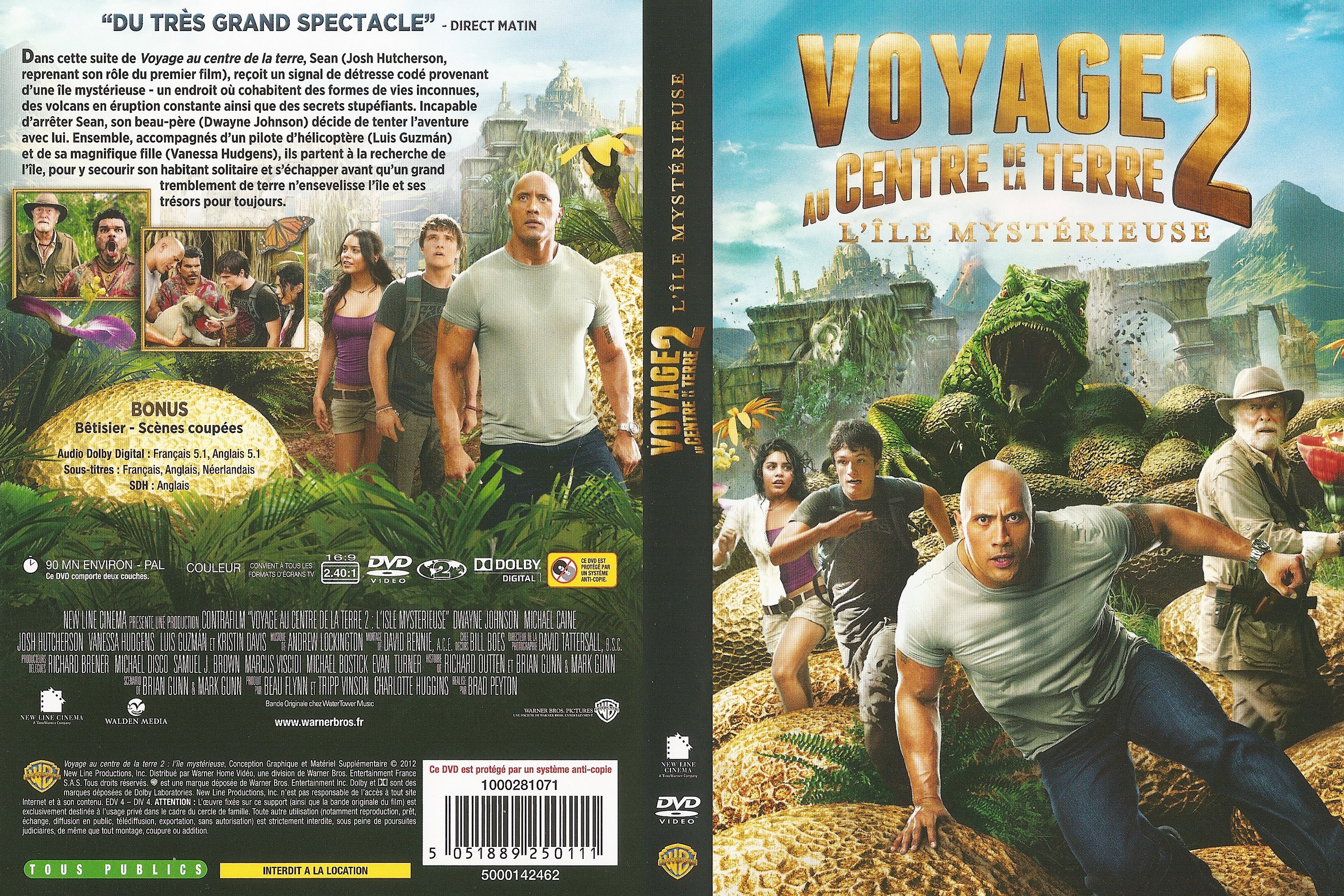Jaquette DVD Voyage au centre de la Terre 2 : L