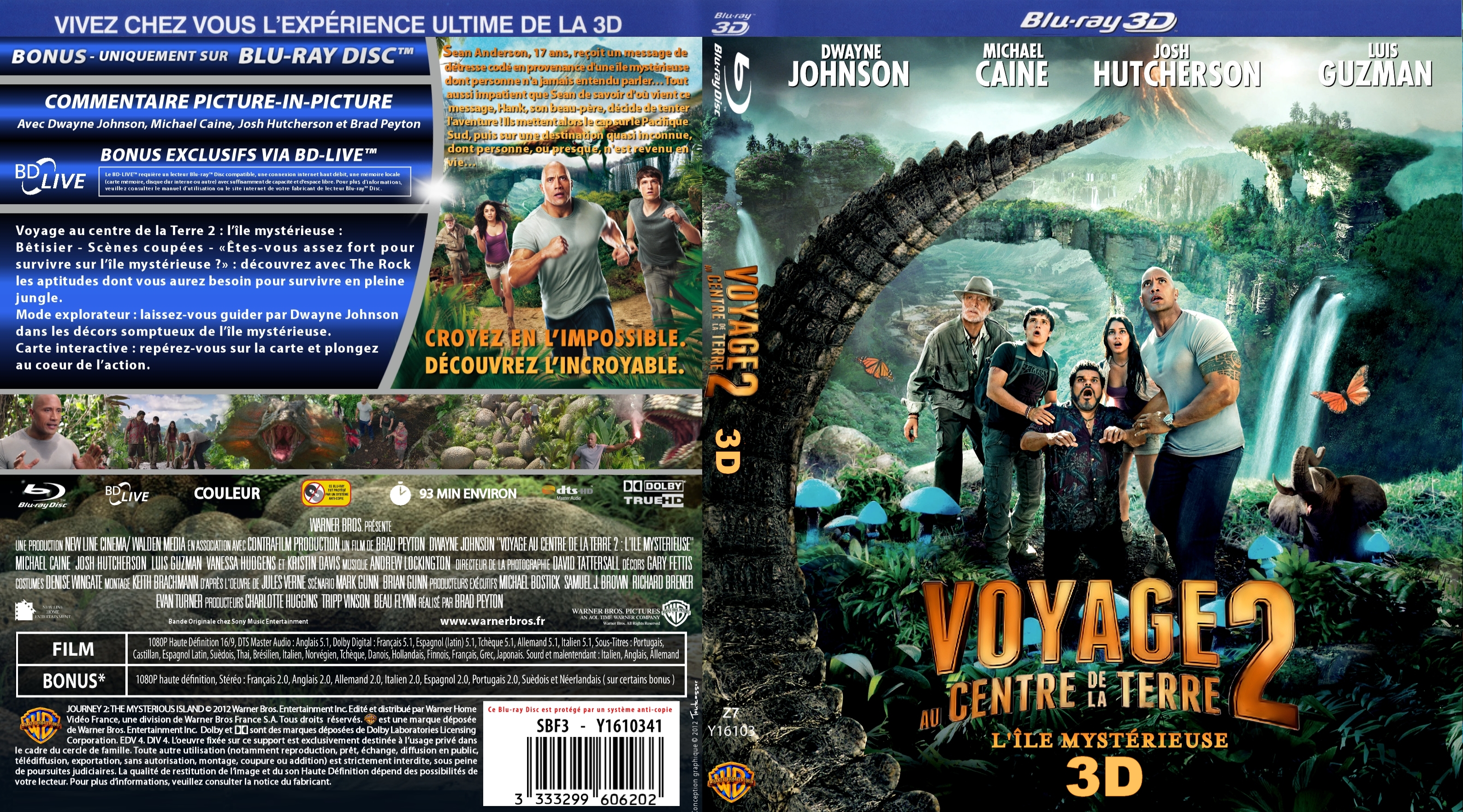 Jaquette DVD Voyage au centre de la Terre 2 : L