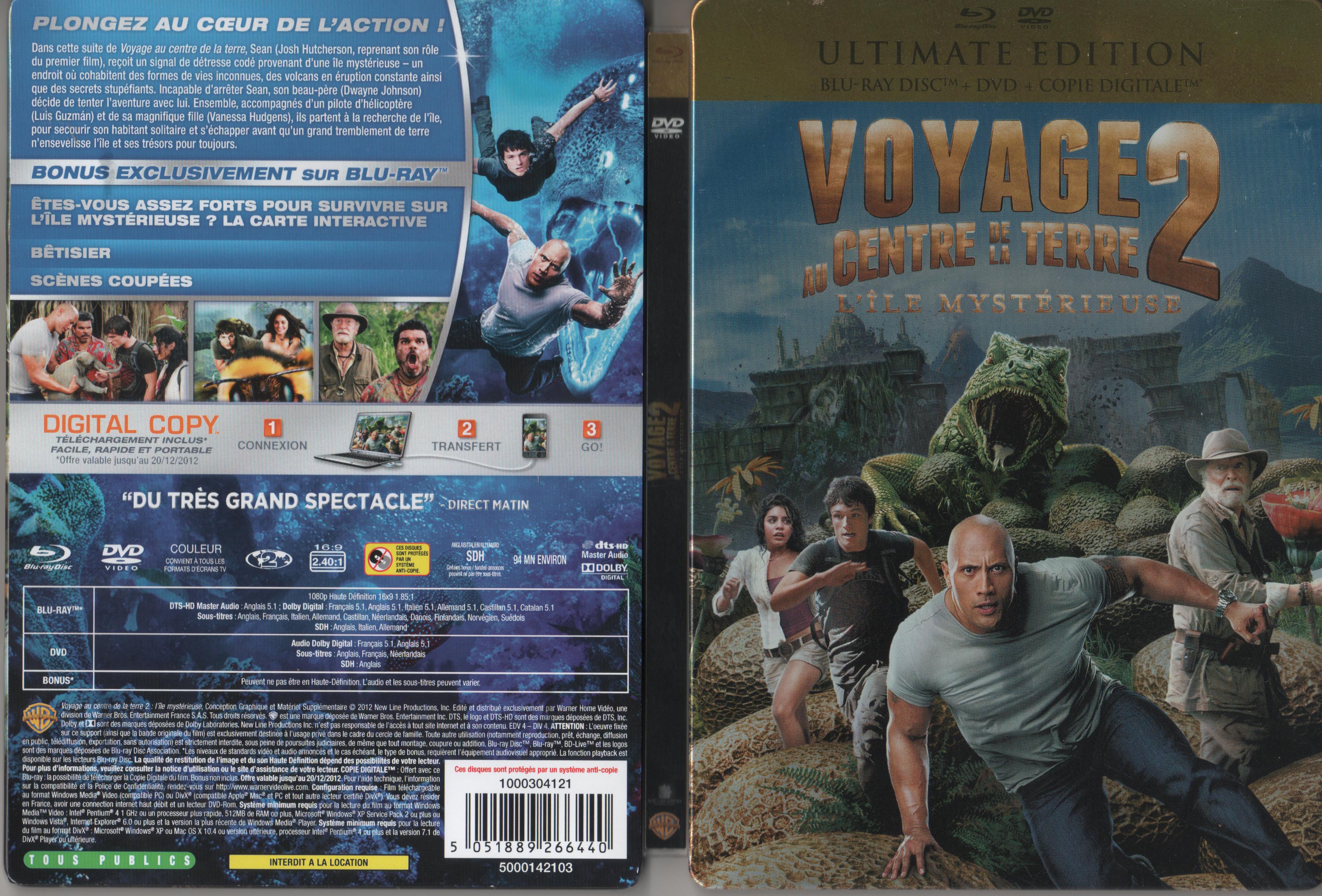 Jaquette DVD Voyage au centre de la Terre 2 : L