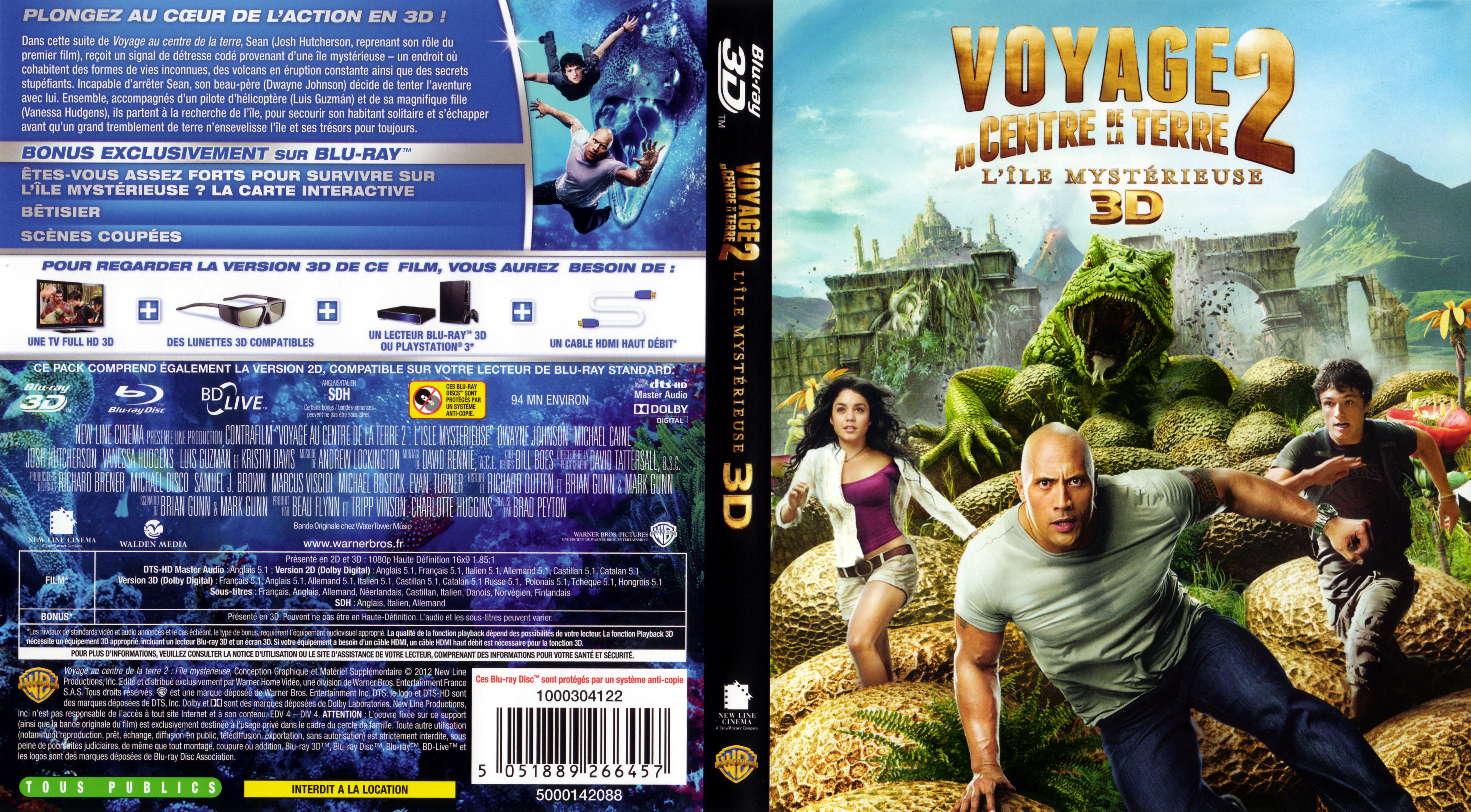 Jaquette DVD Voyage au centre de la Terre 2 : L