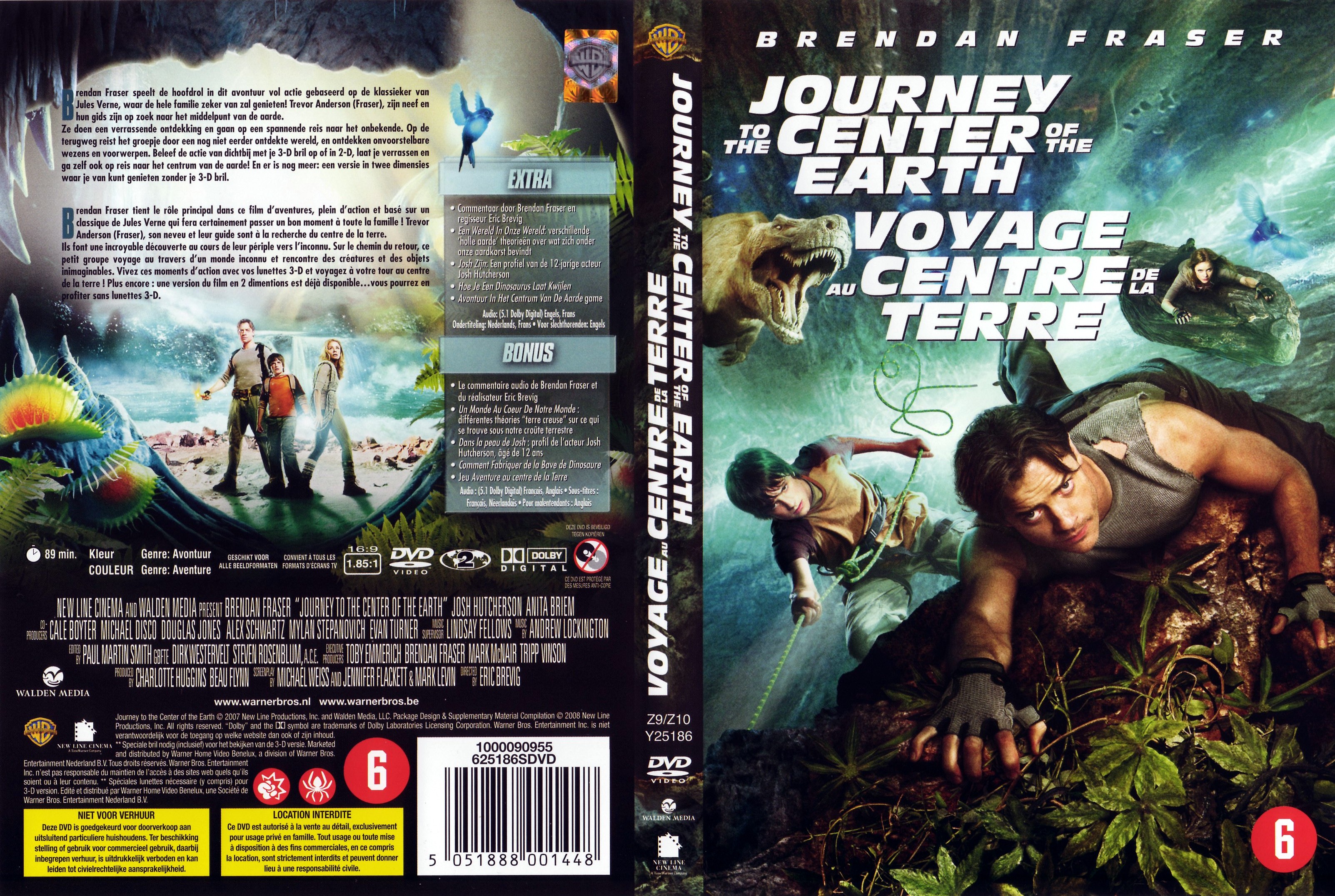 Jaquette DVD Voyage au centre de la terre (2008) v3