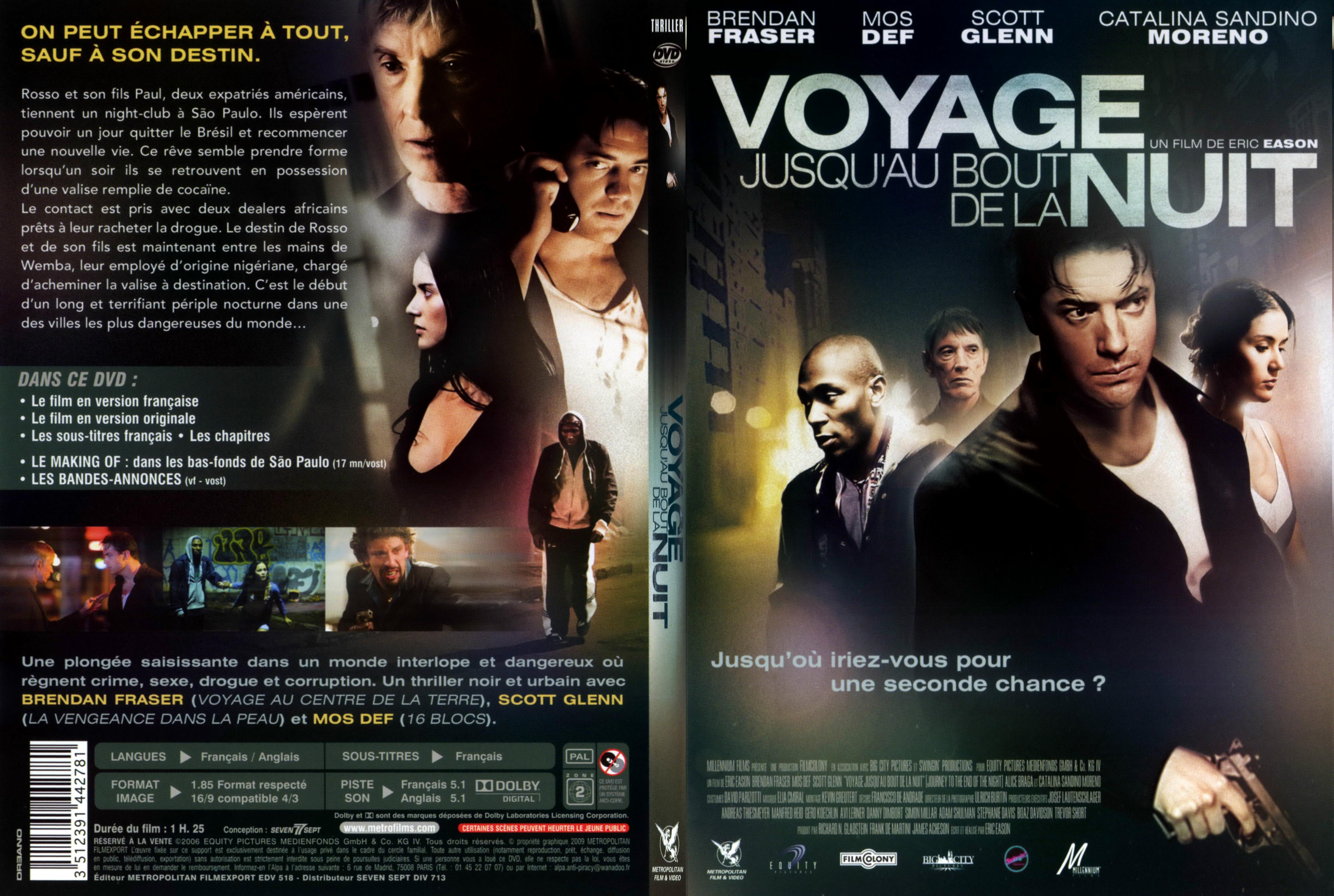 Jaquette DVD Voyage jusqu au bout de la nuit - SLIM