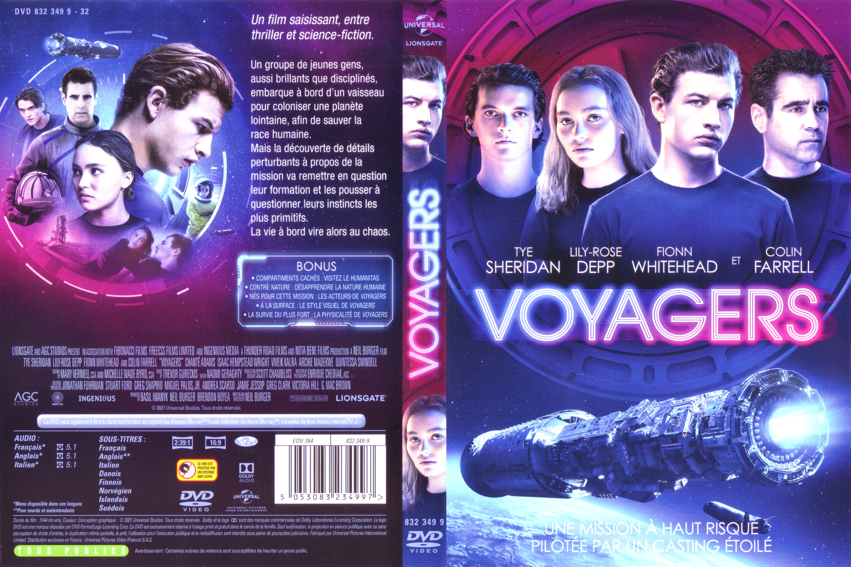 Jaquette DVD Voyagers