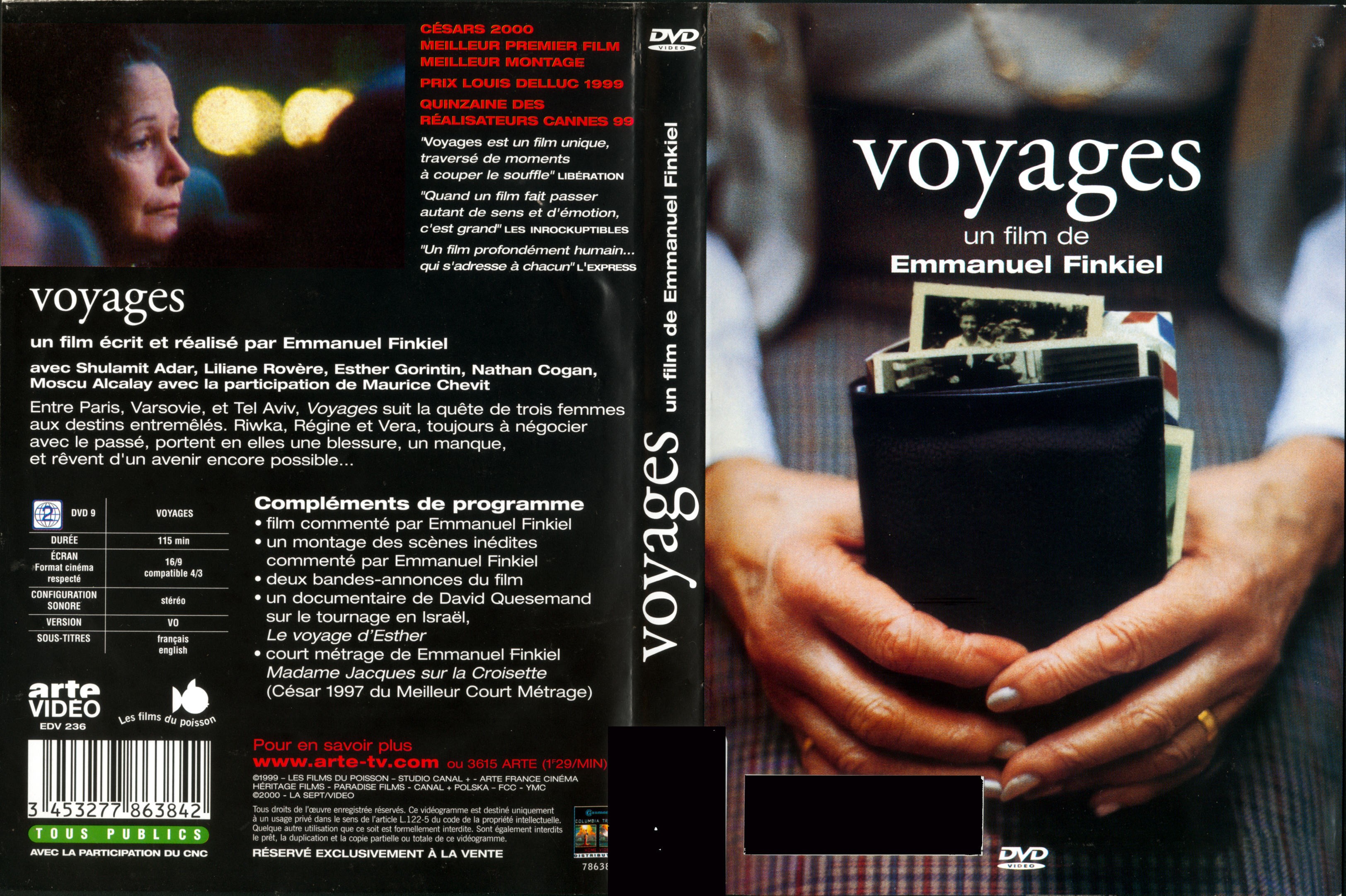 Jaquette DVD Voyages