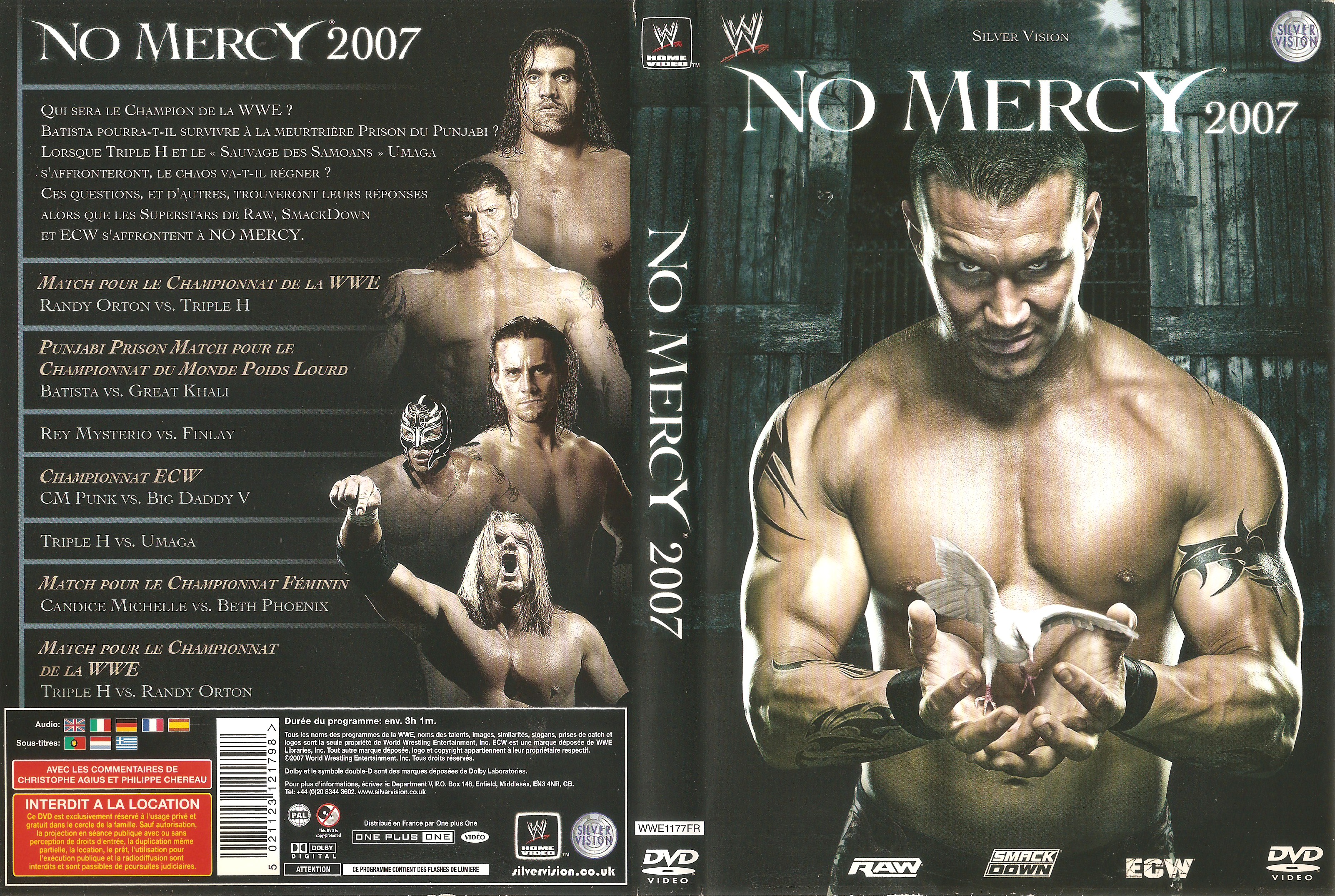 Jaquette DVD WWE No Mercy 2007