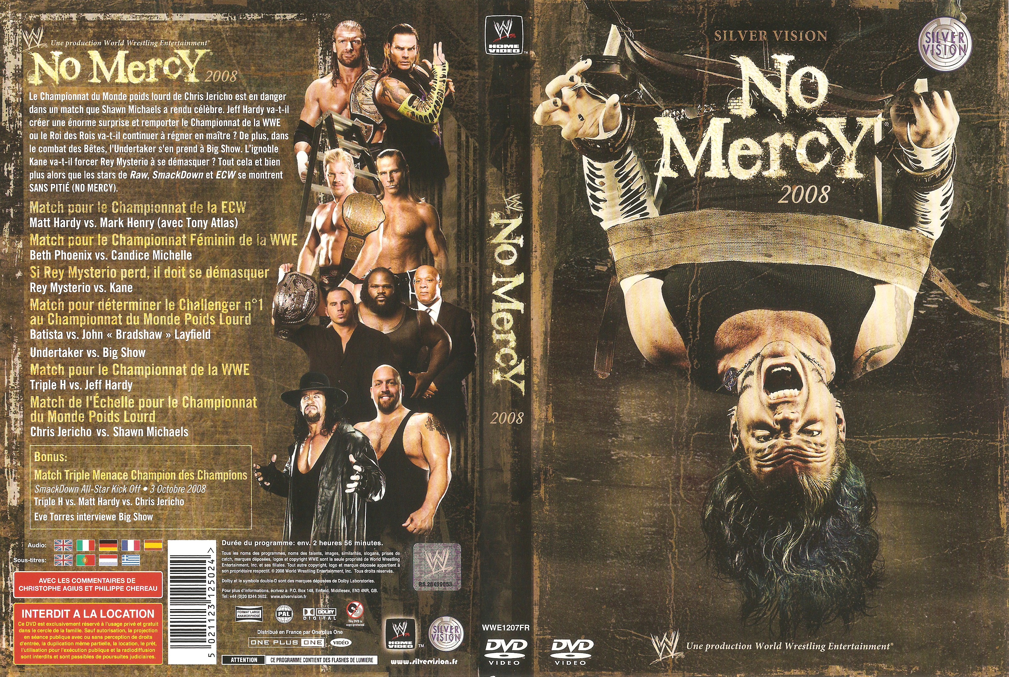 Jaquette DVD WWE No Mercy 2008