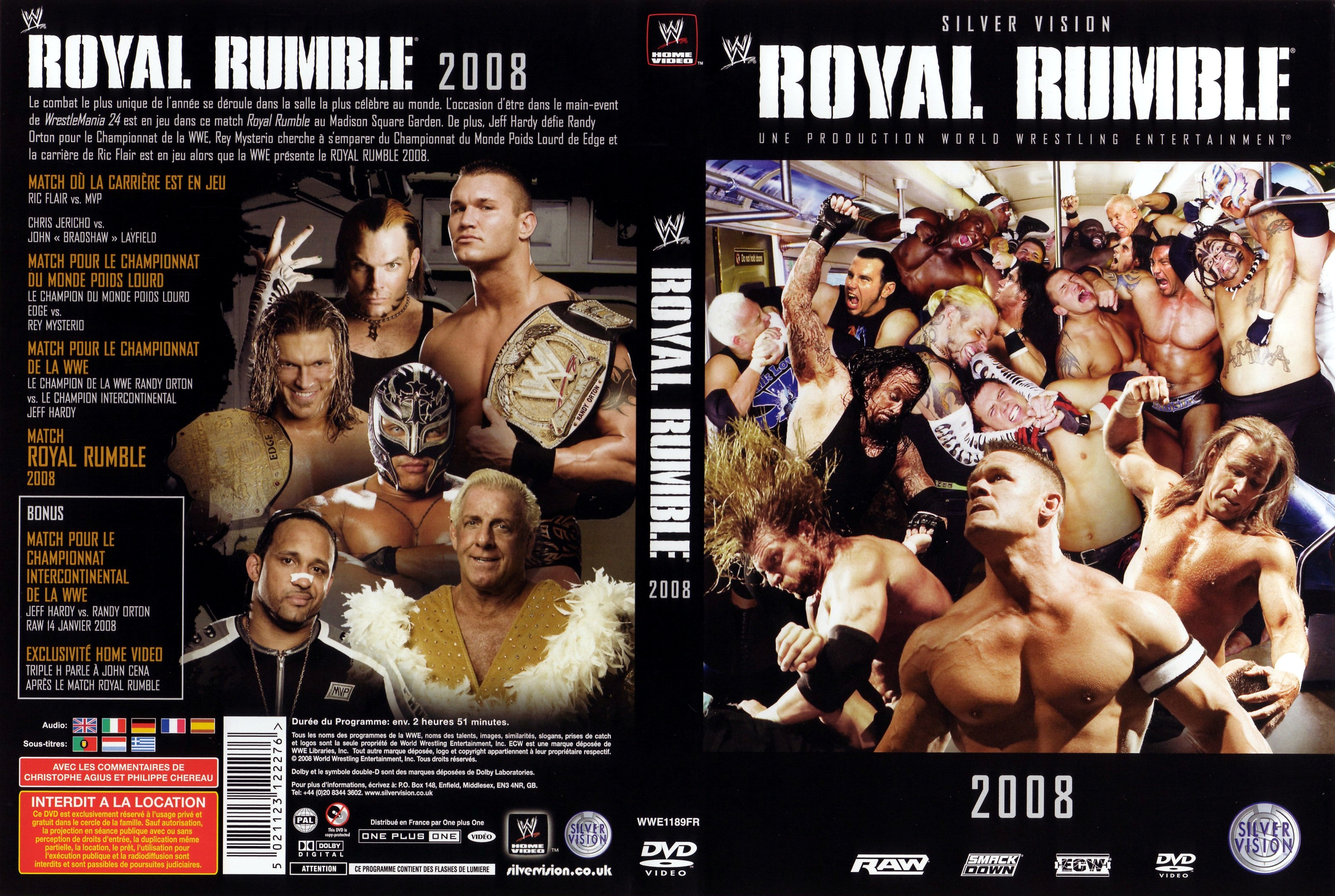Jaquette DVD WWE Royal Rumble 2008
