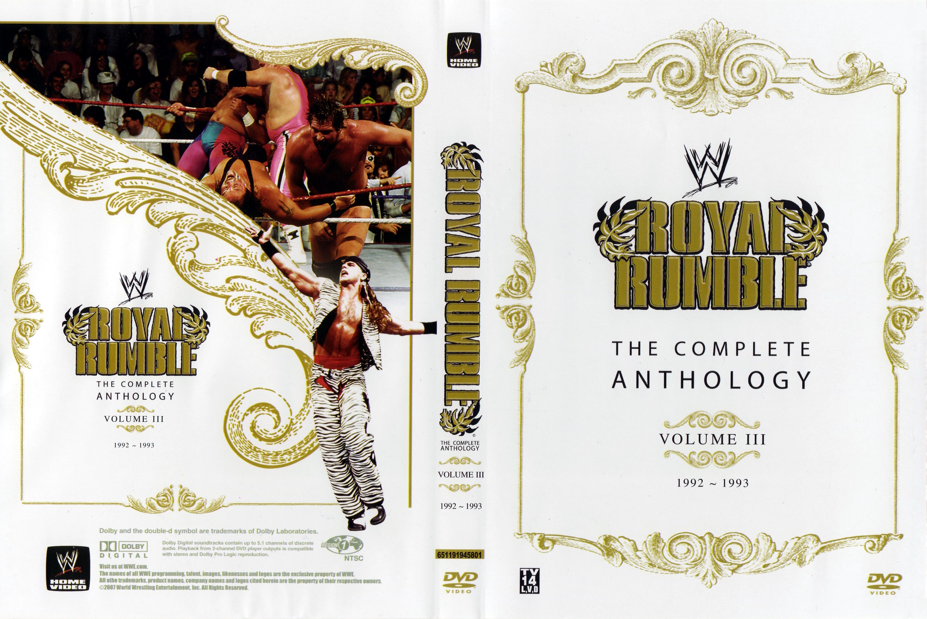 Jaquette DVD WWE Royal Rumble the complete antology vol 03