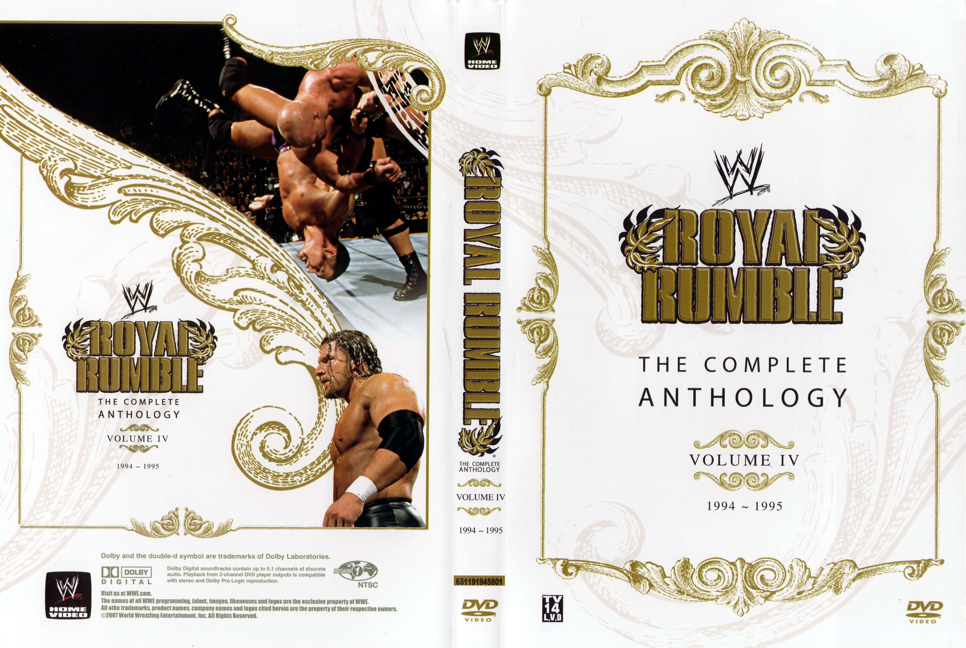 Jaquette DVD WWE Royal Rumble the complete antology vol 04