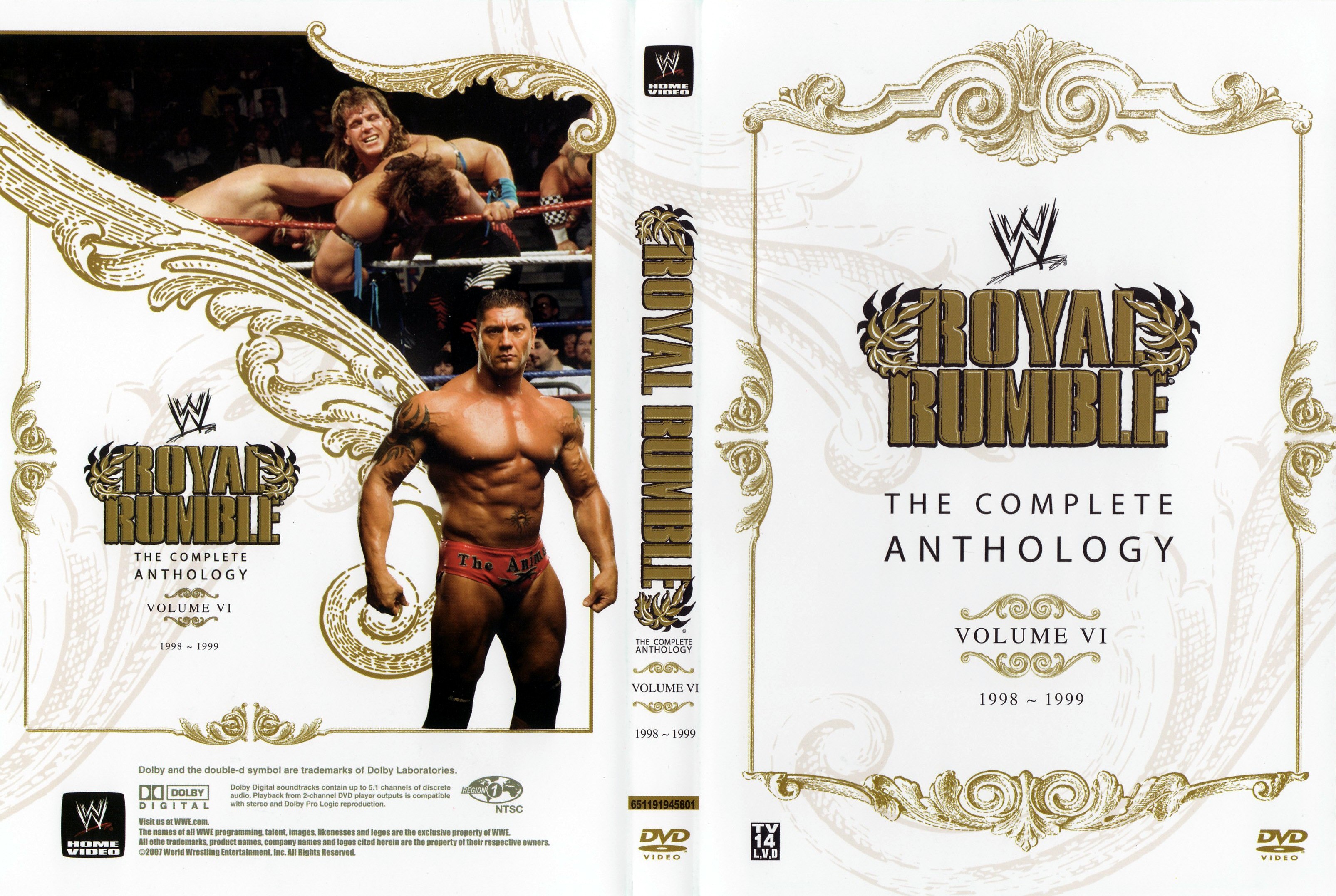 Jaquette DVD WWE Royal Rumble the complete antology vol 06