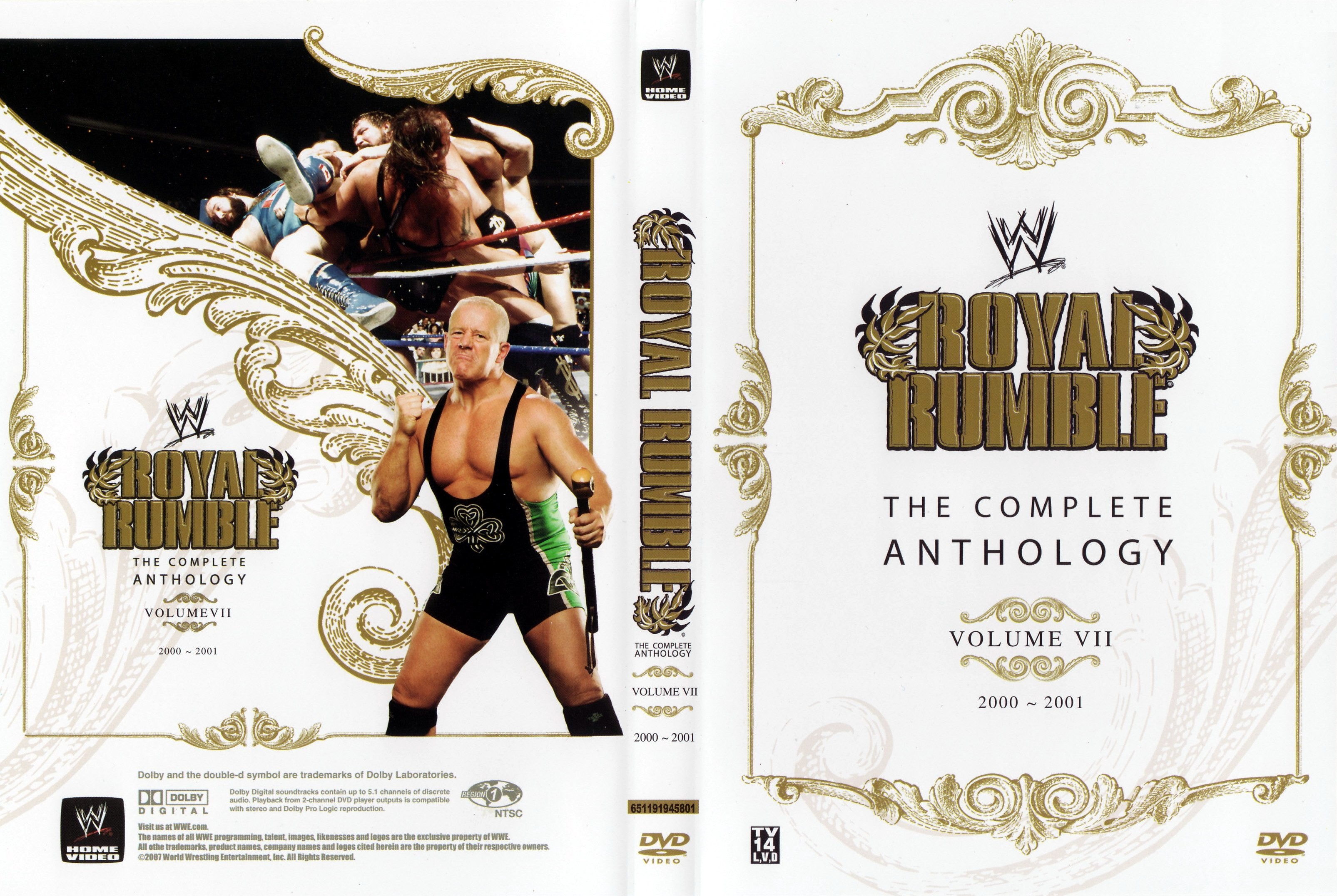 Jaquette DVD WWE Royal Rumble the complete antology vol 07