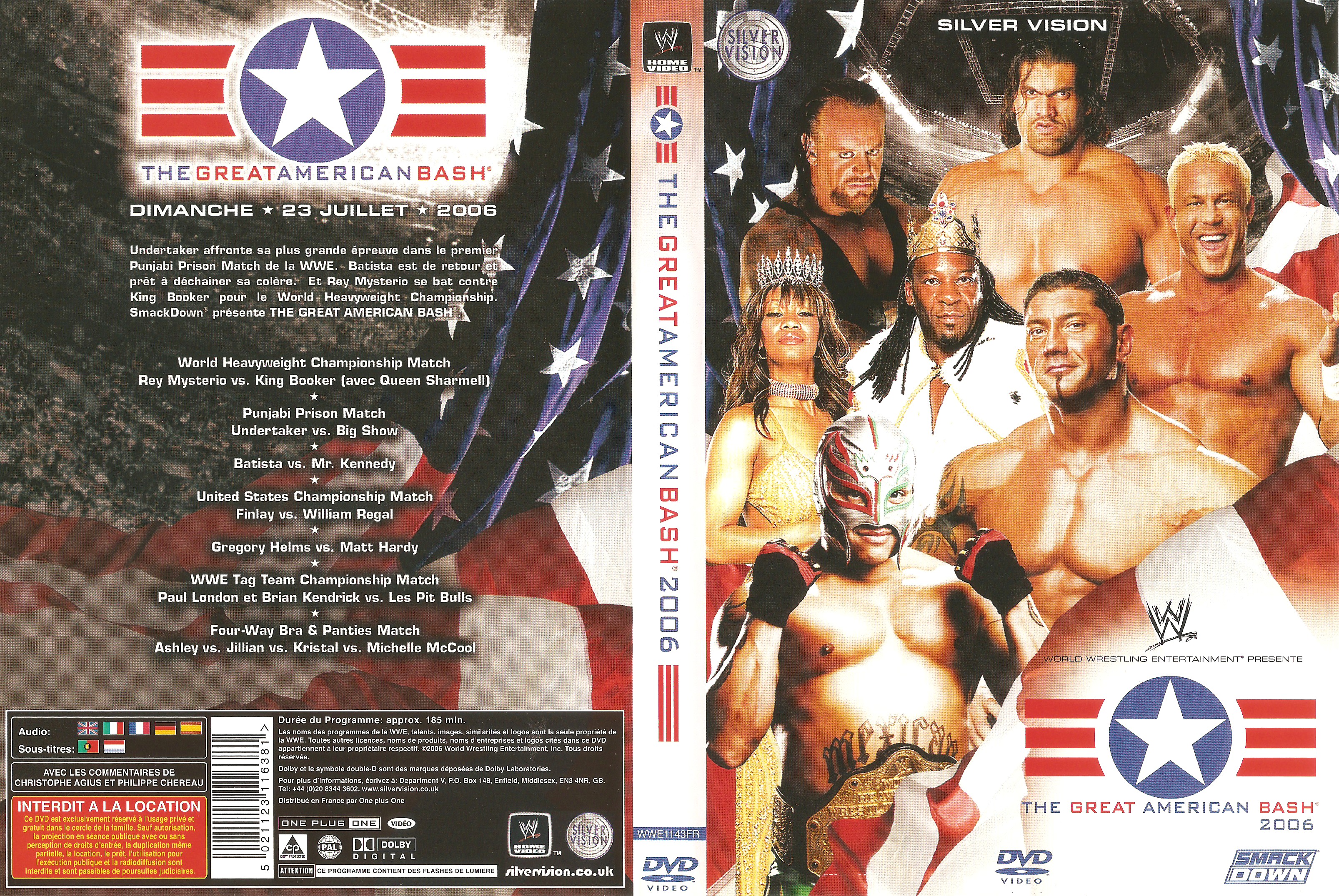 Jaquette DVD WWE The Great American Bash 2006