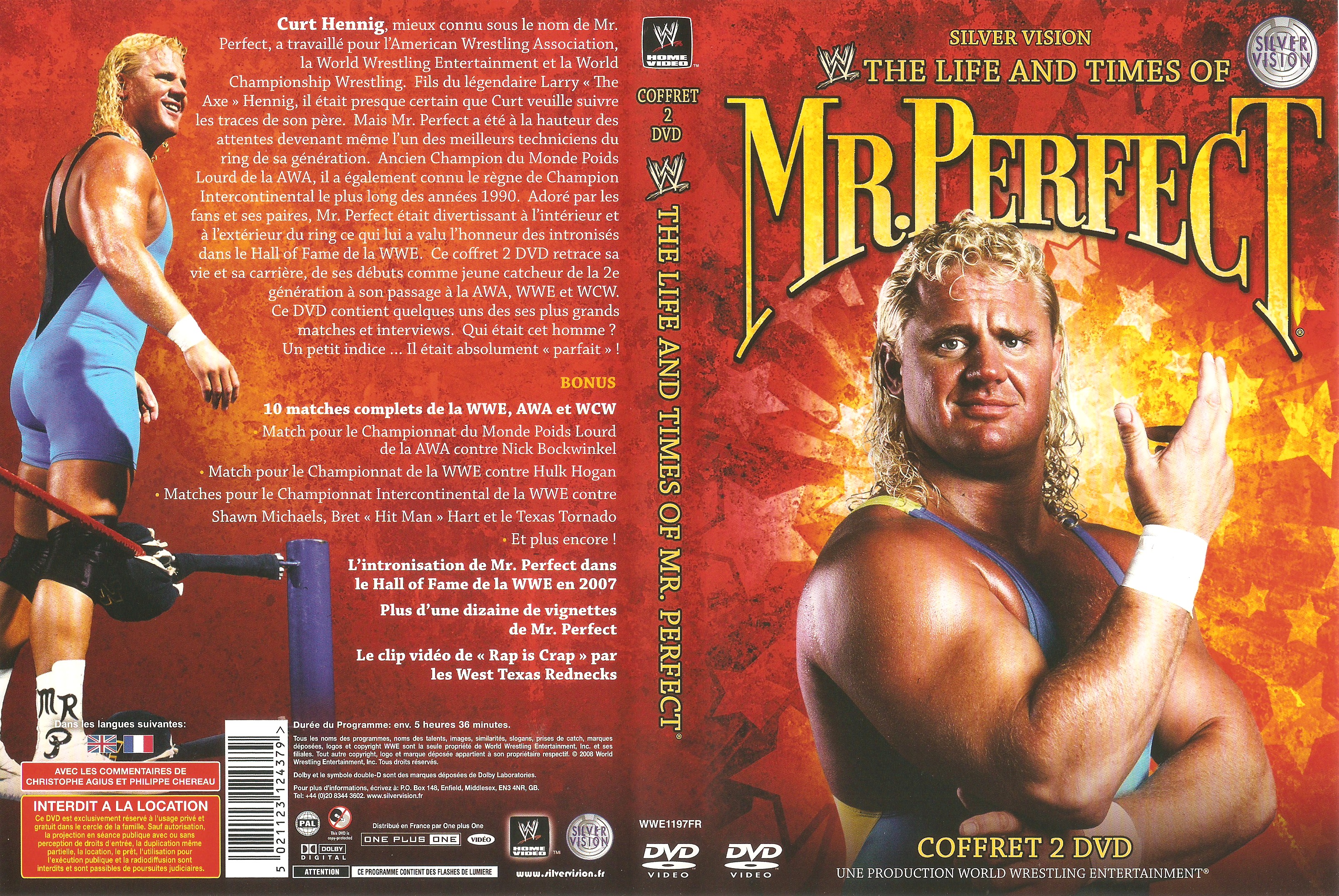 Jaquette DVD WWE The life and times of Mr Perfect