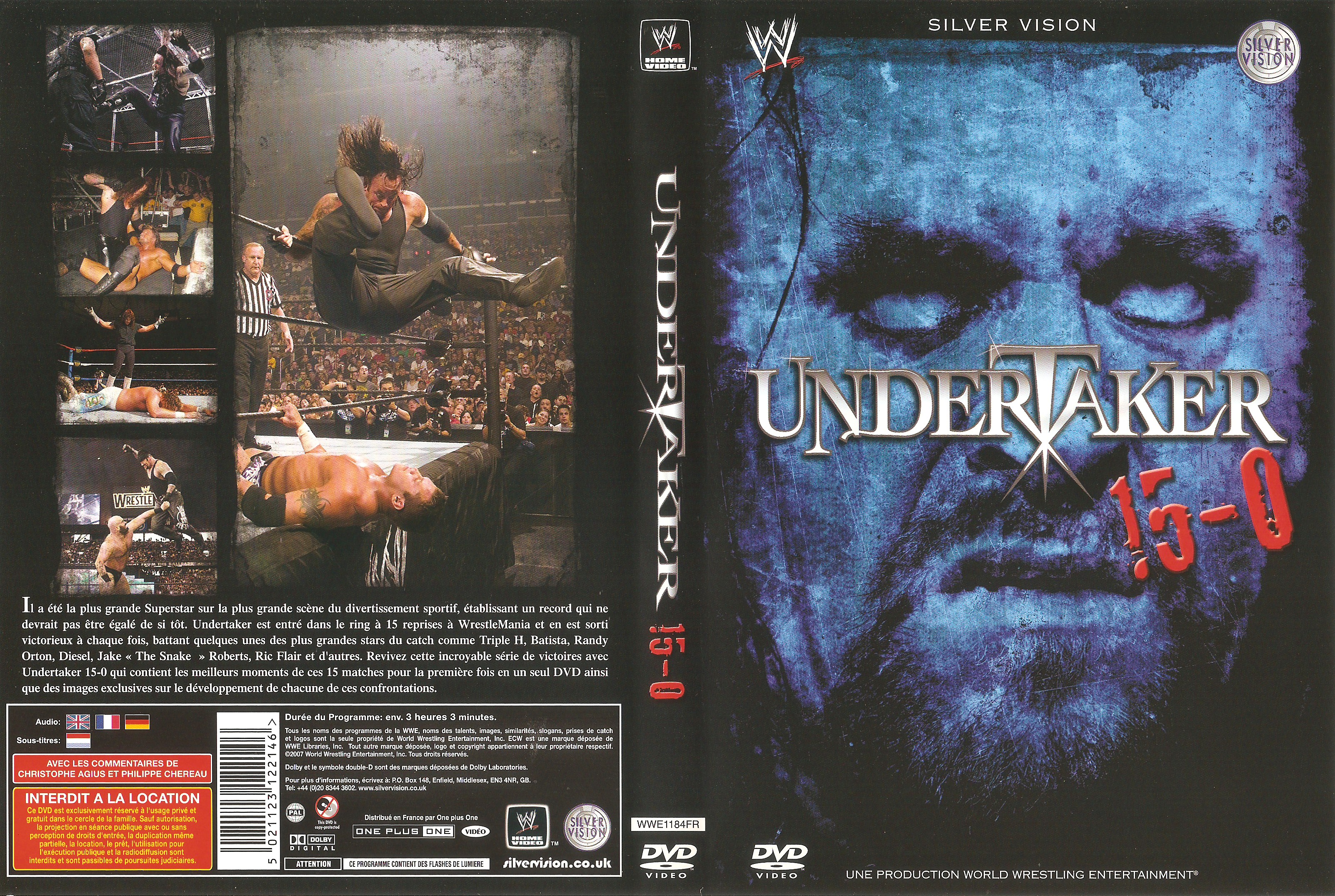 Jaquette DVD WWE Undertaker 15-0