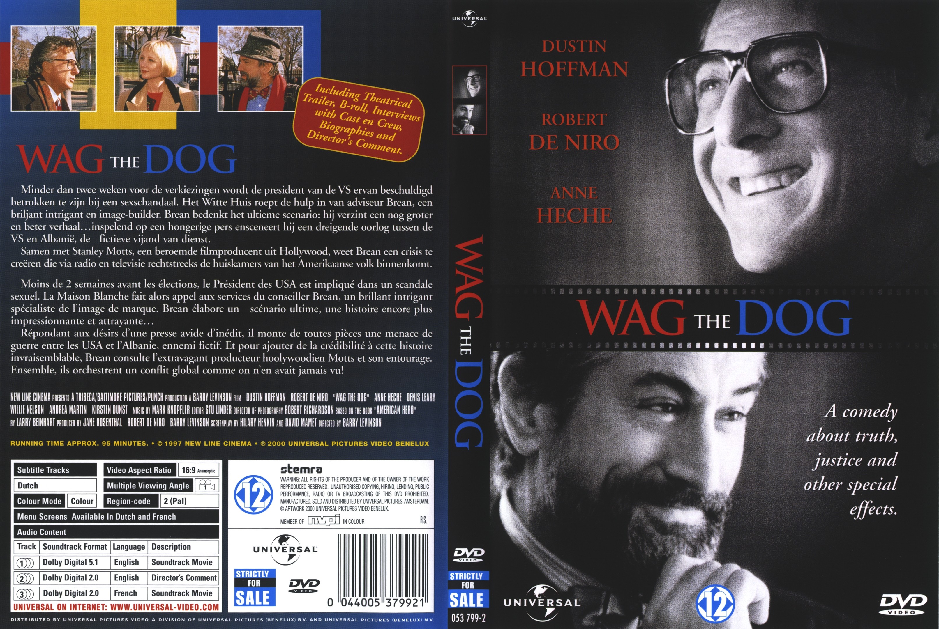 Jaquette DVD Wag the dog