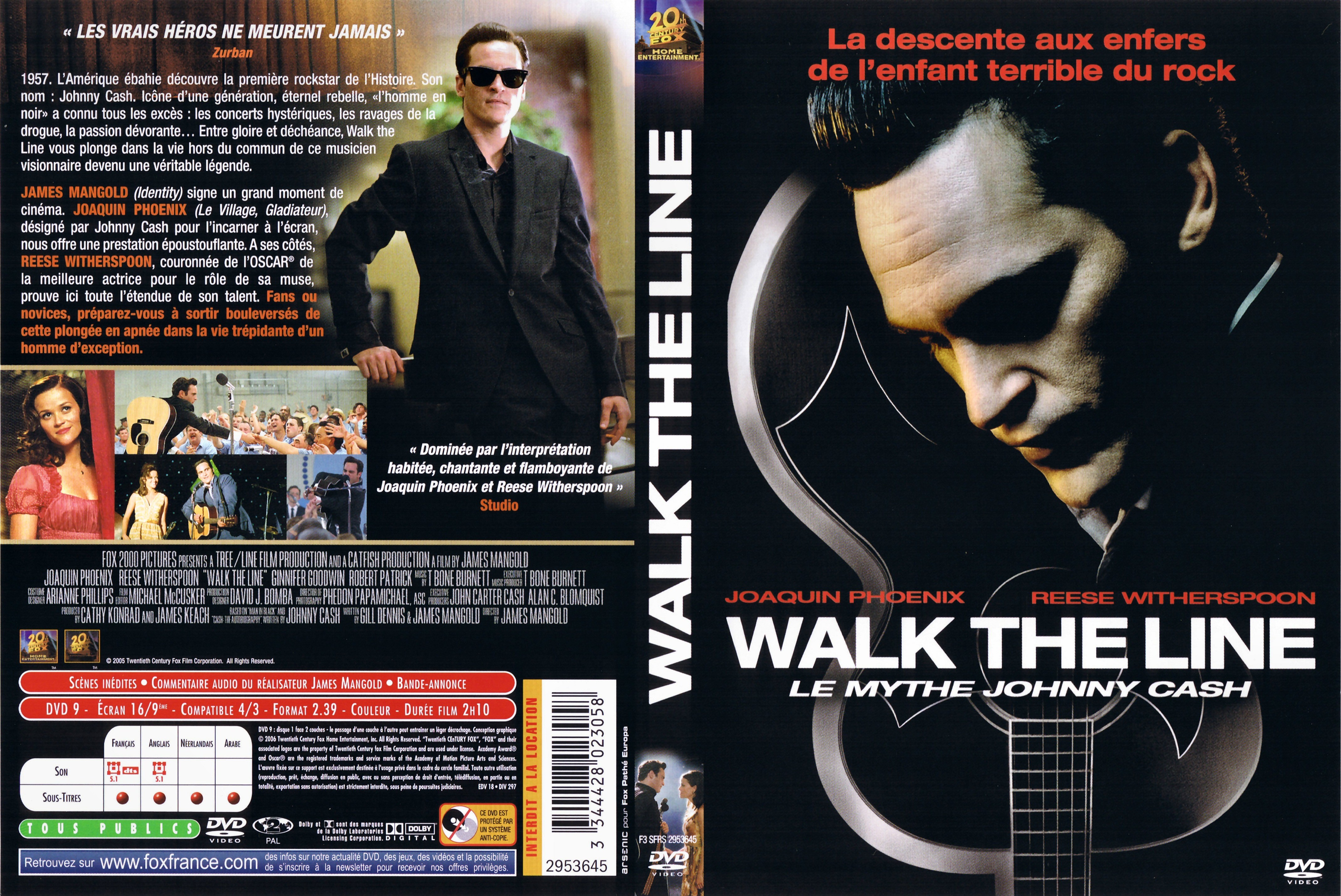 Jaquette DVD Walk the line
