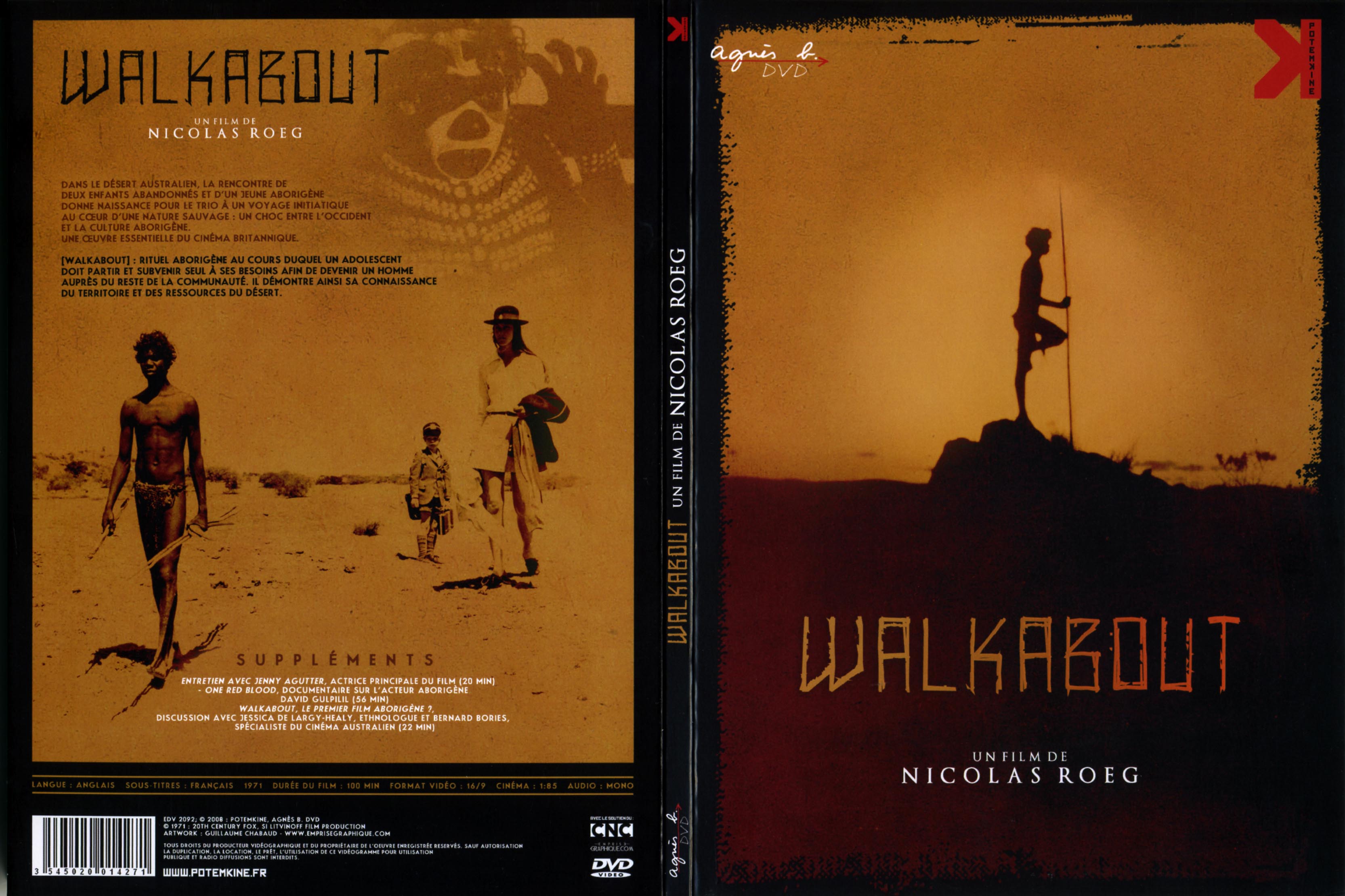 Jaquette DVD Walkabout