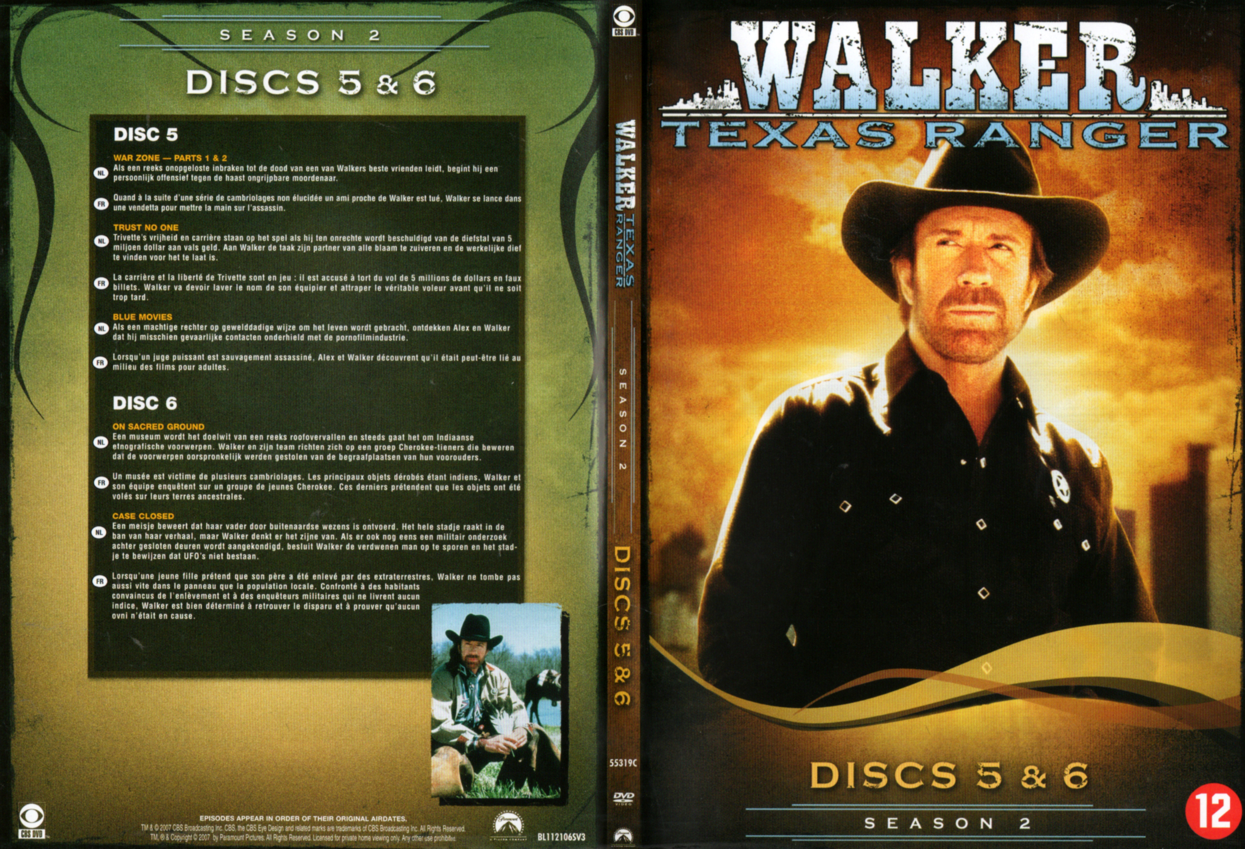 Jaquette DVD Walker Texas Ranger Saison 2 DVD 3