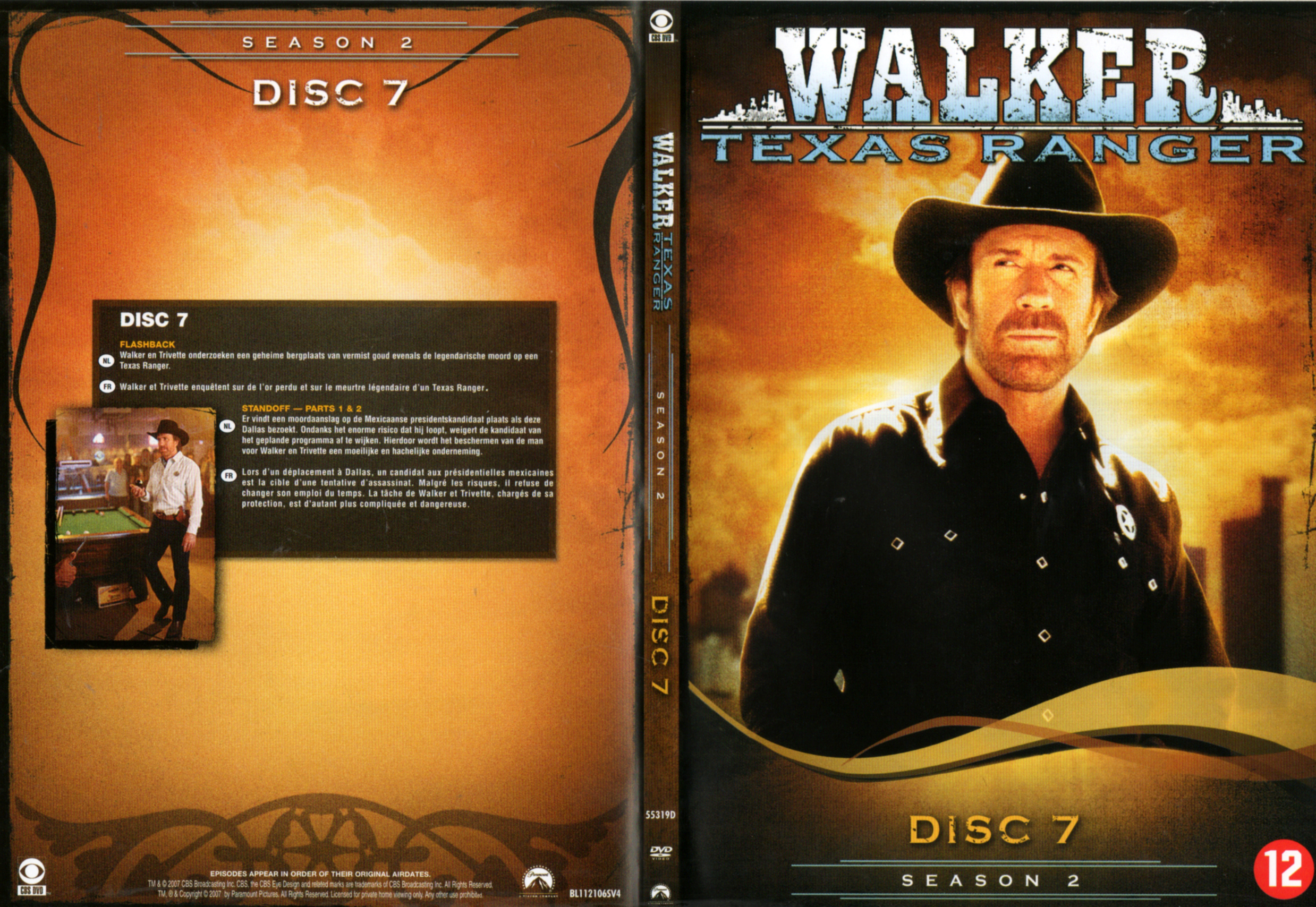 Jaquette DVD Walker Texas Ranger Saison 2 DVD 4