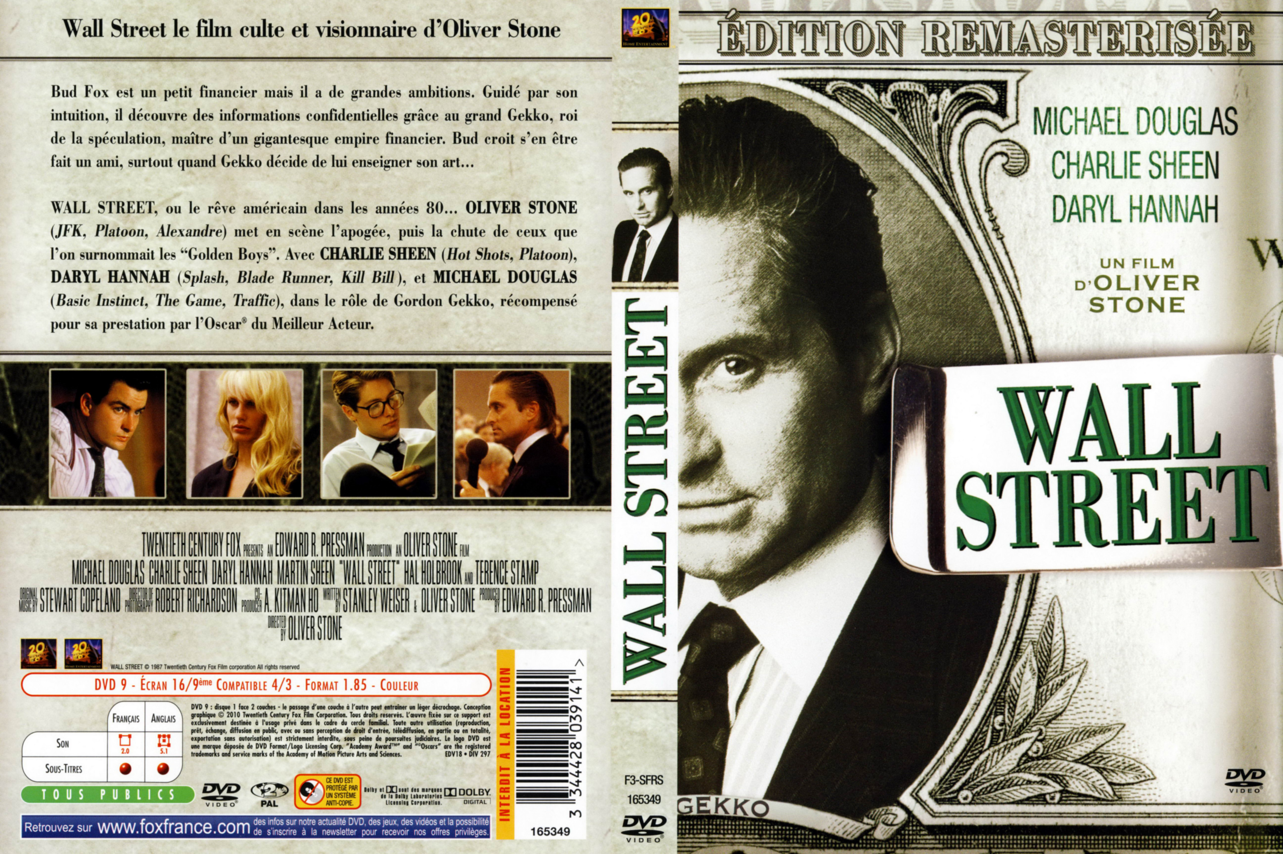 Jaquette DVD Wall Street v2