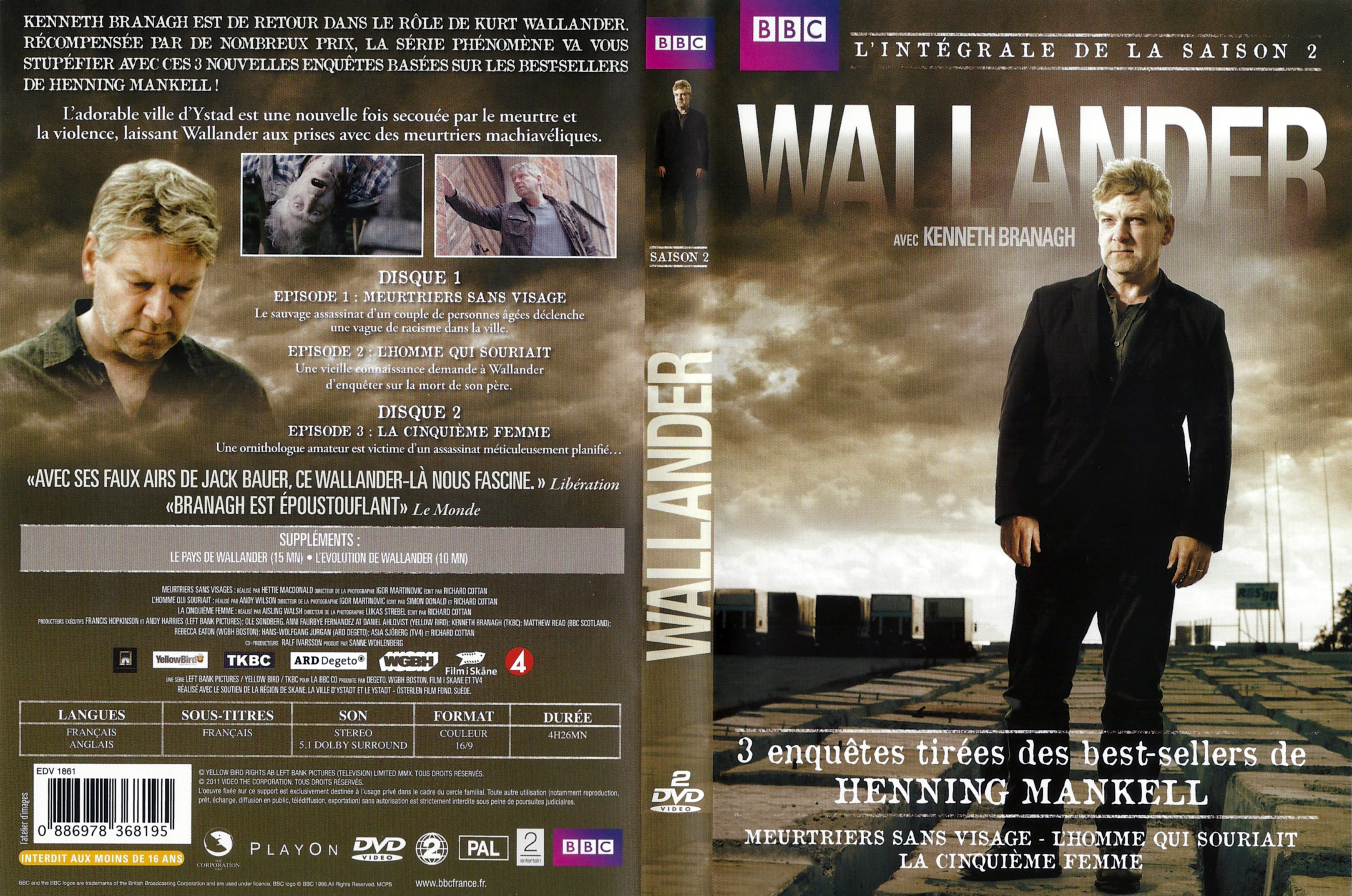 Jaquette DVD Wallander Saison 2