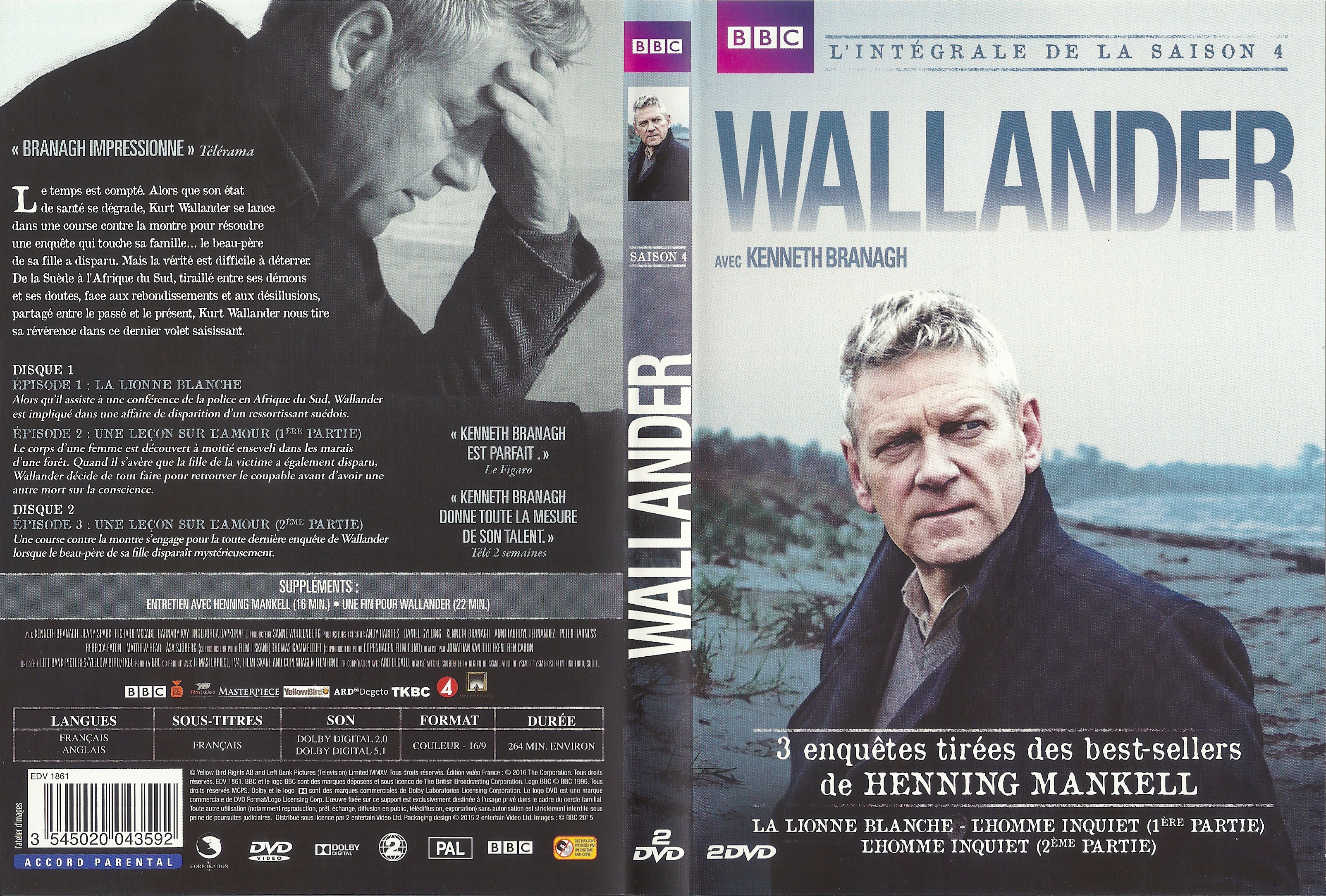 Jaquette DVD Wallander Saison 4