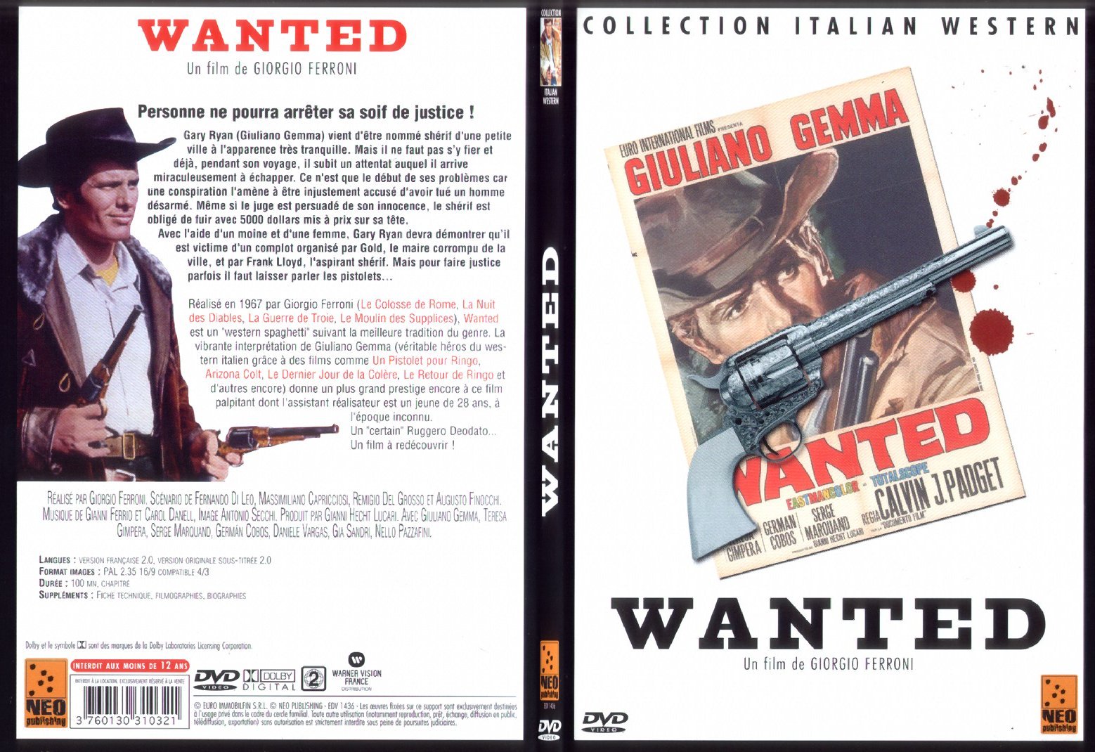 Jaquette DVD Wanted - SLIM