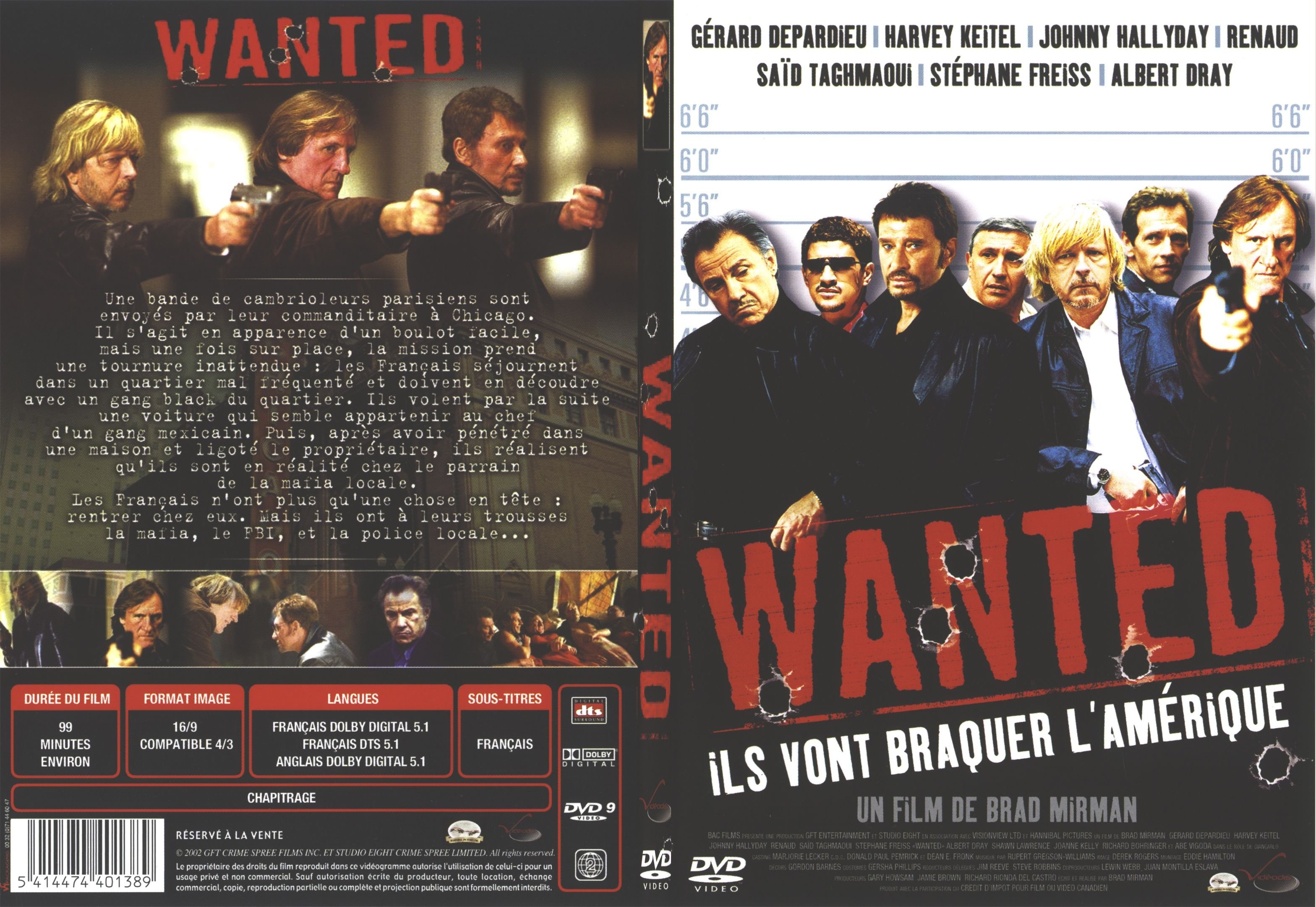 Jaquette DVD Wanted ils vont braquer l