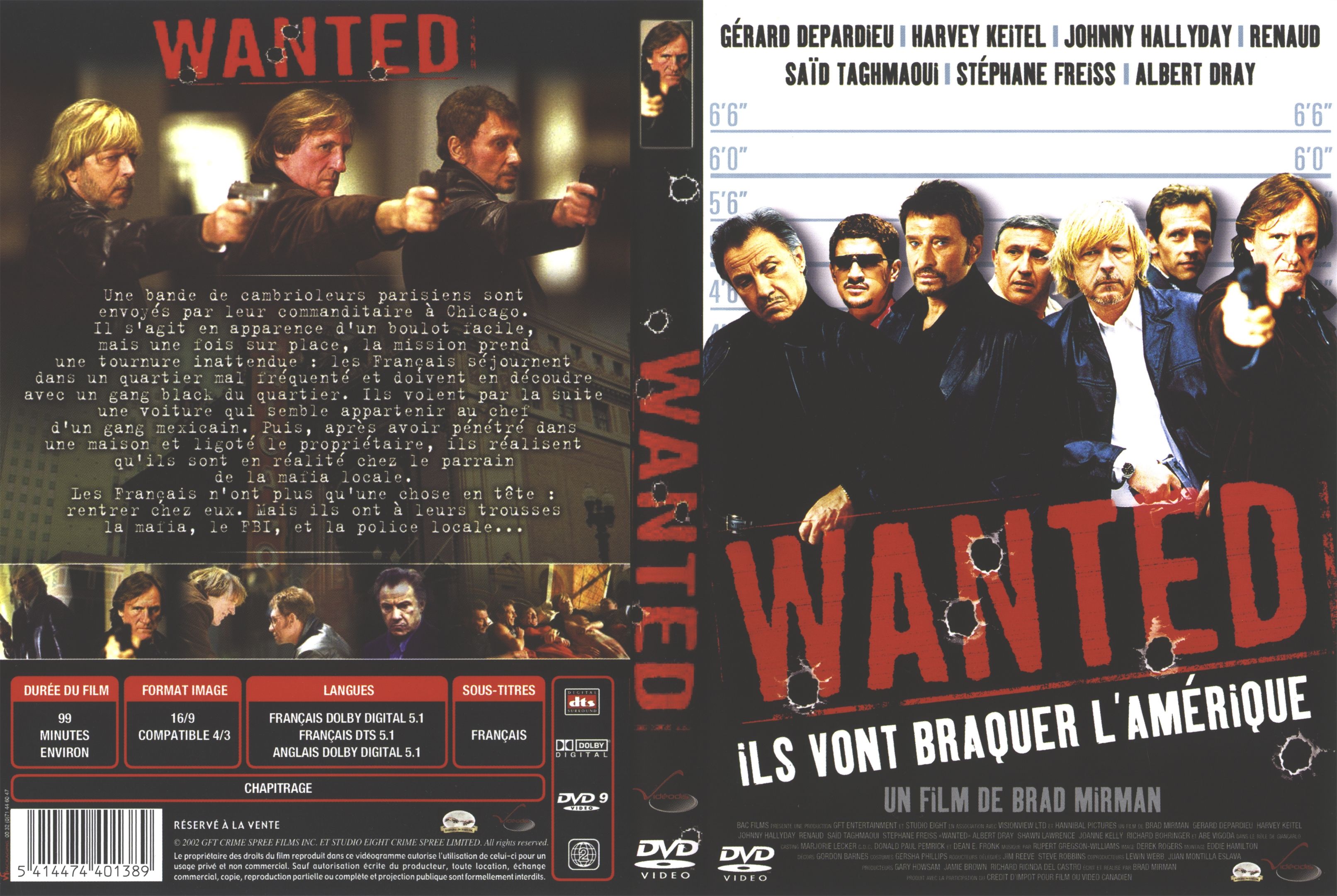 Jaquette DVD Wanted ils vont braquer l