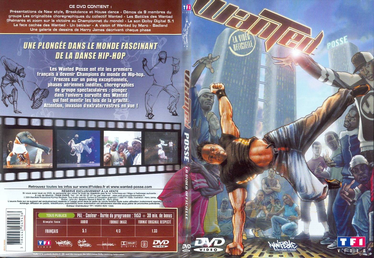 Jaquette DVD Wanted posse la video officielle - SLIM