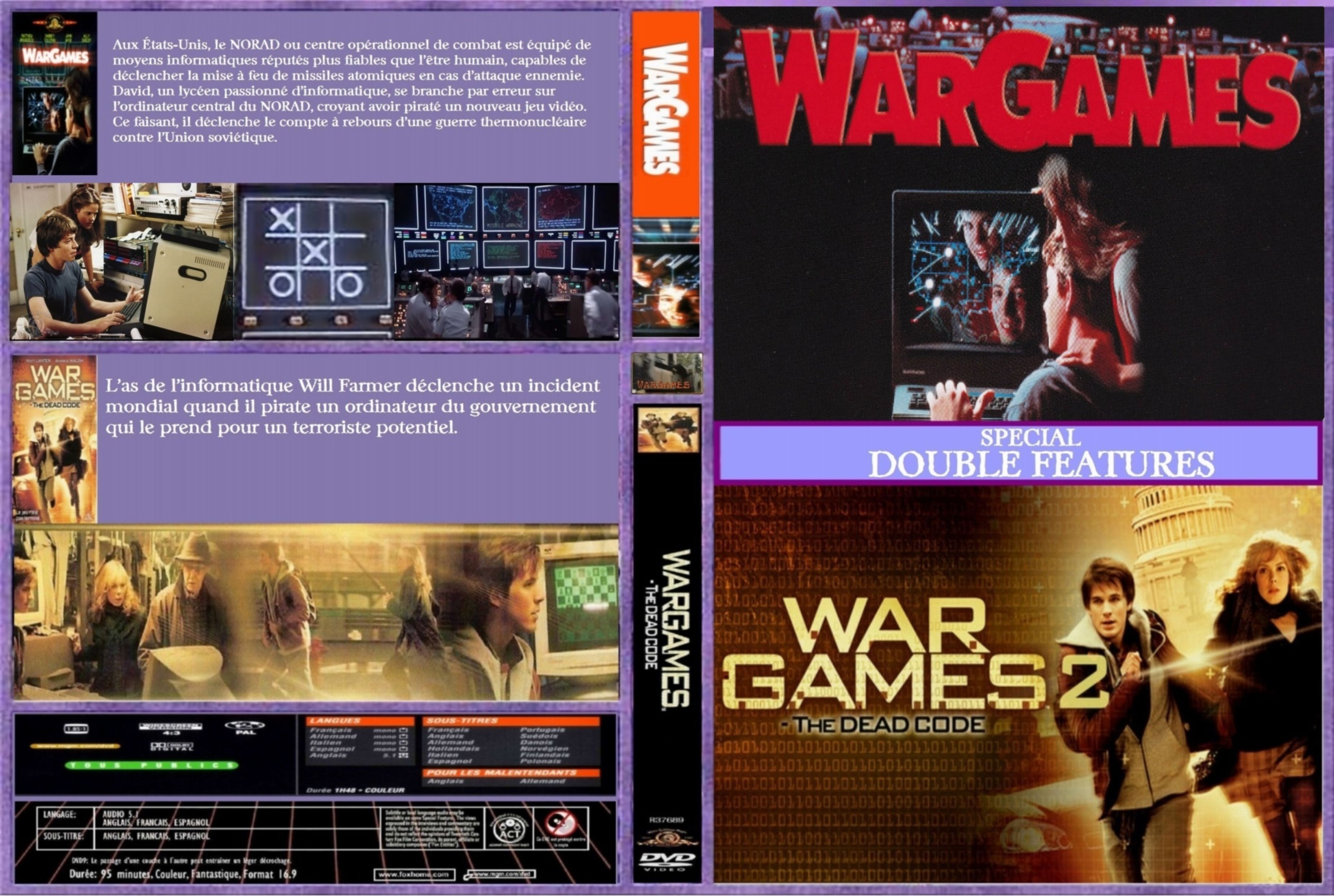 Jaquette DVD WarGames Collection Custom