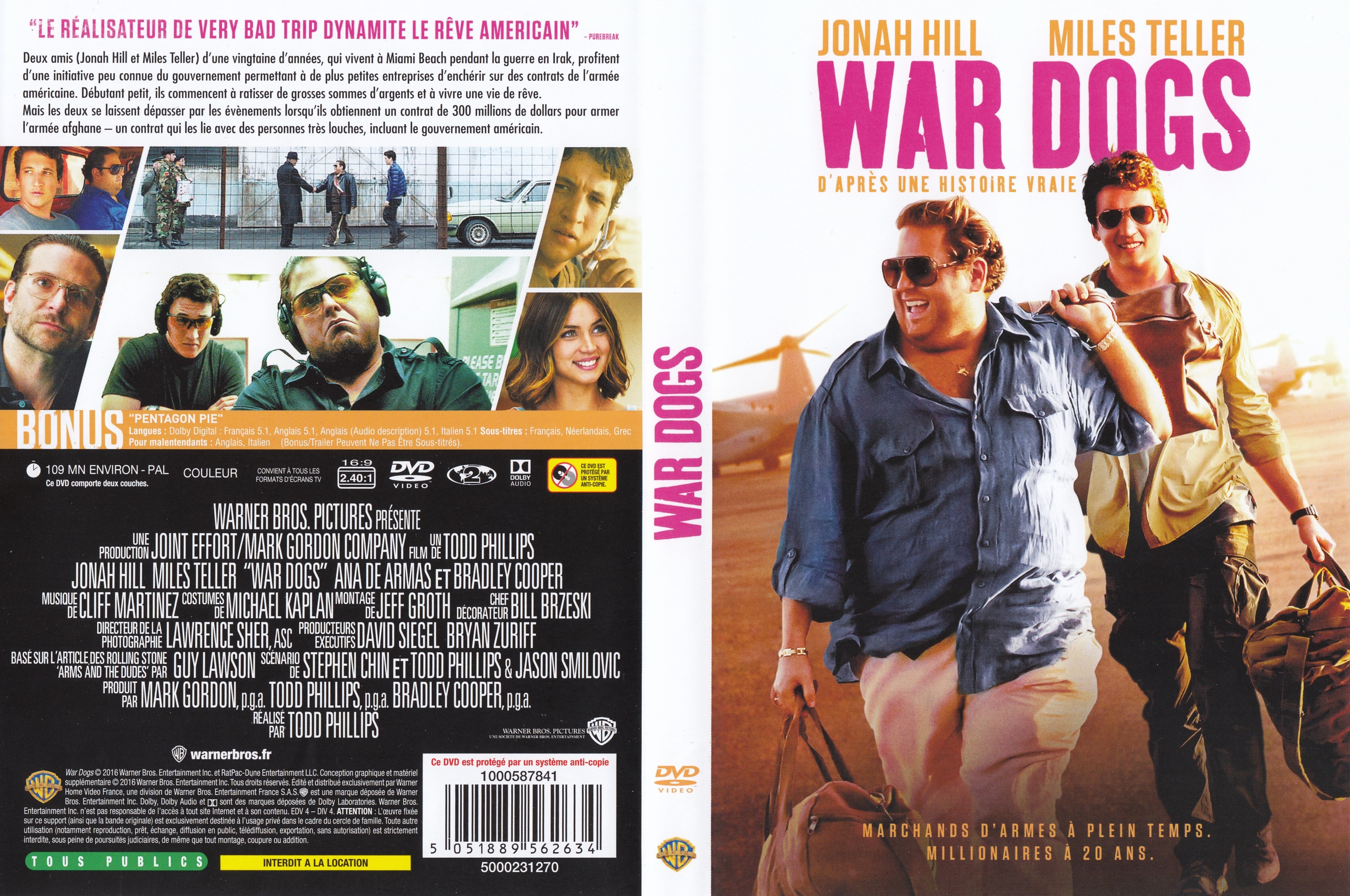 Jaquette DVD War Dogs
