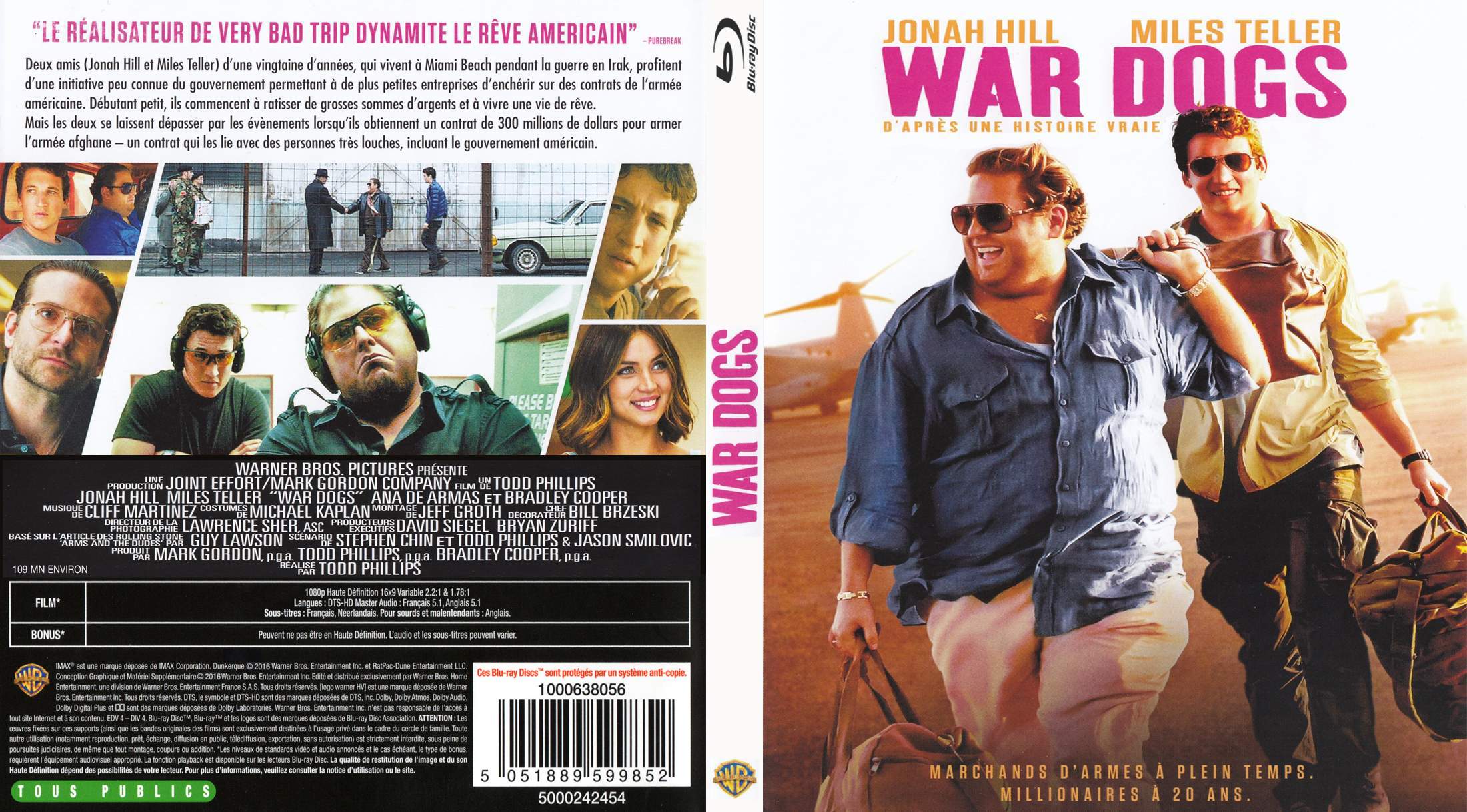 Jaquette DVD War Dogs (BLU-RAY)