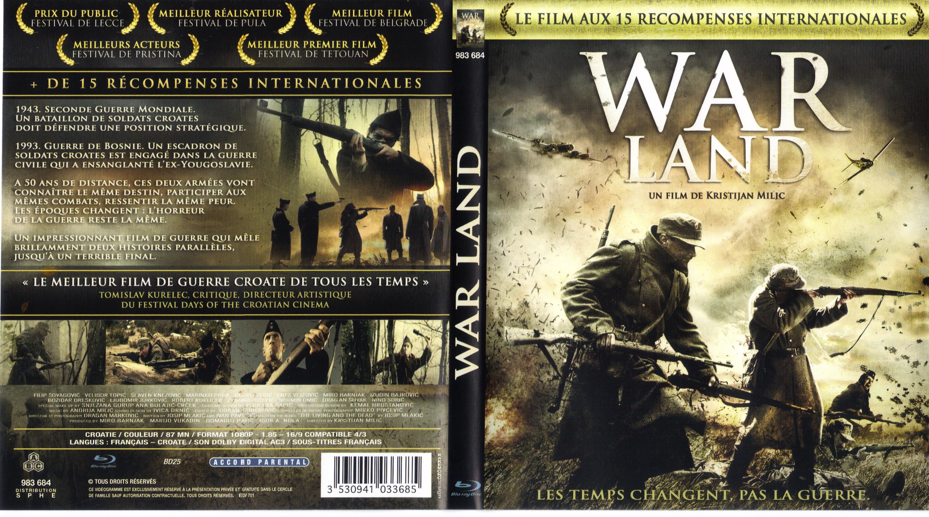 Jaquette DVD War land (BLU-RAY)