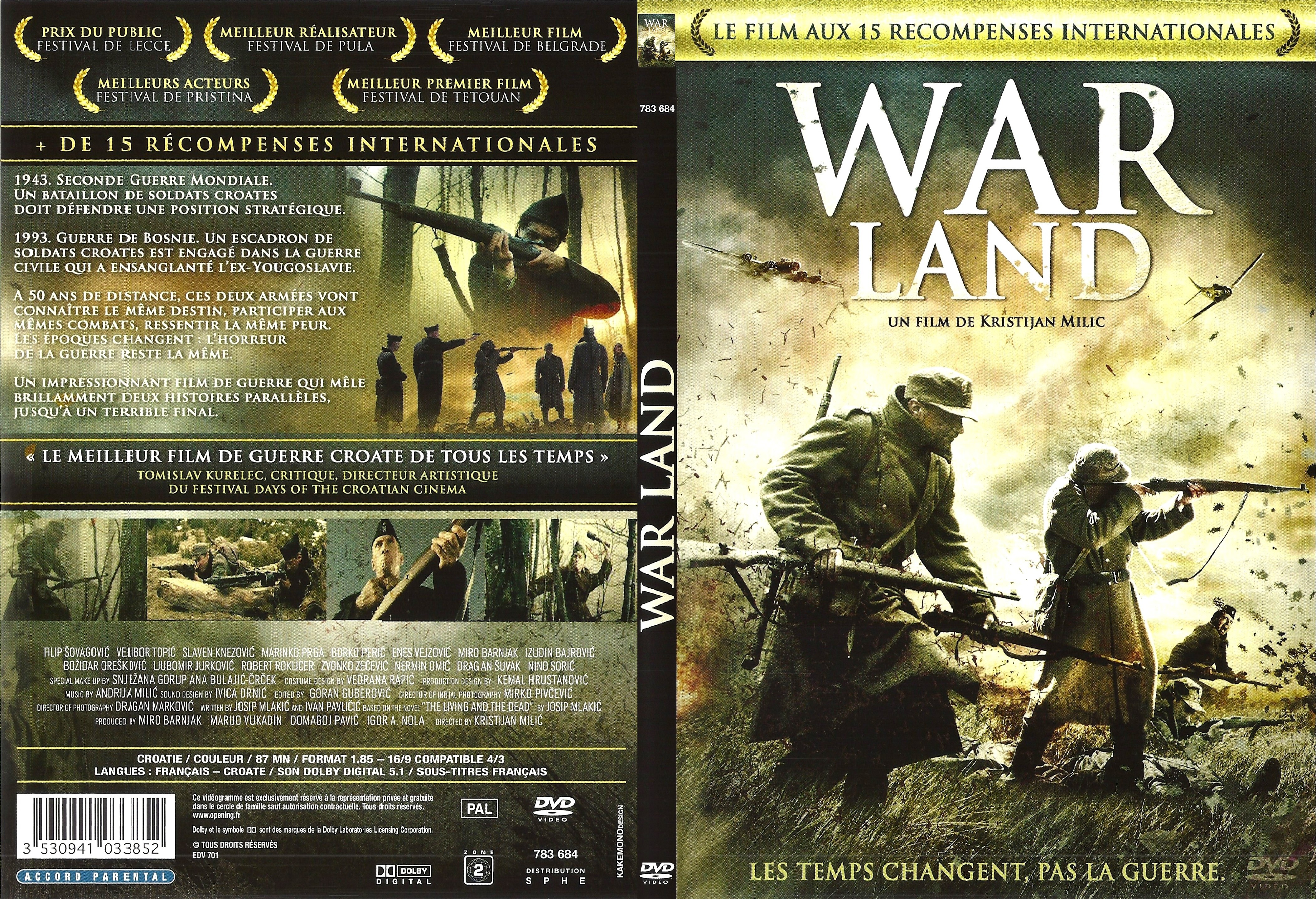 Jaquette DVD War land - SLIM