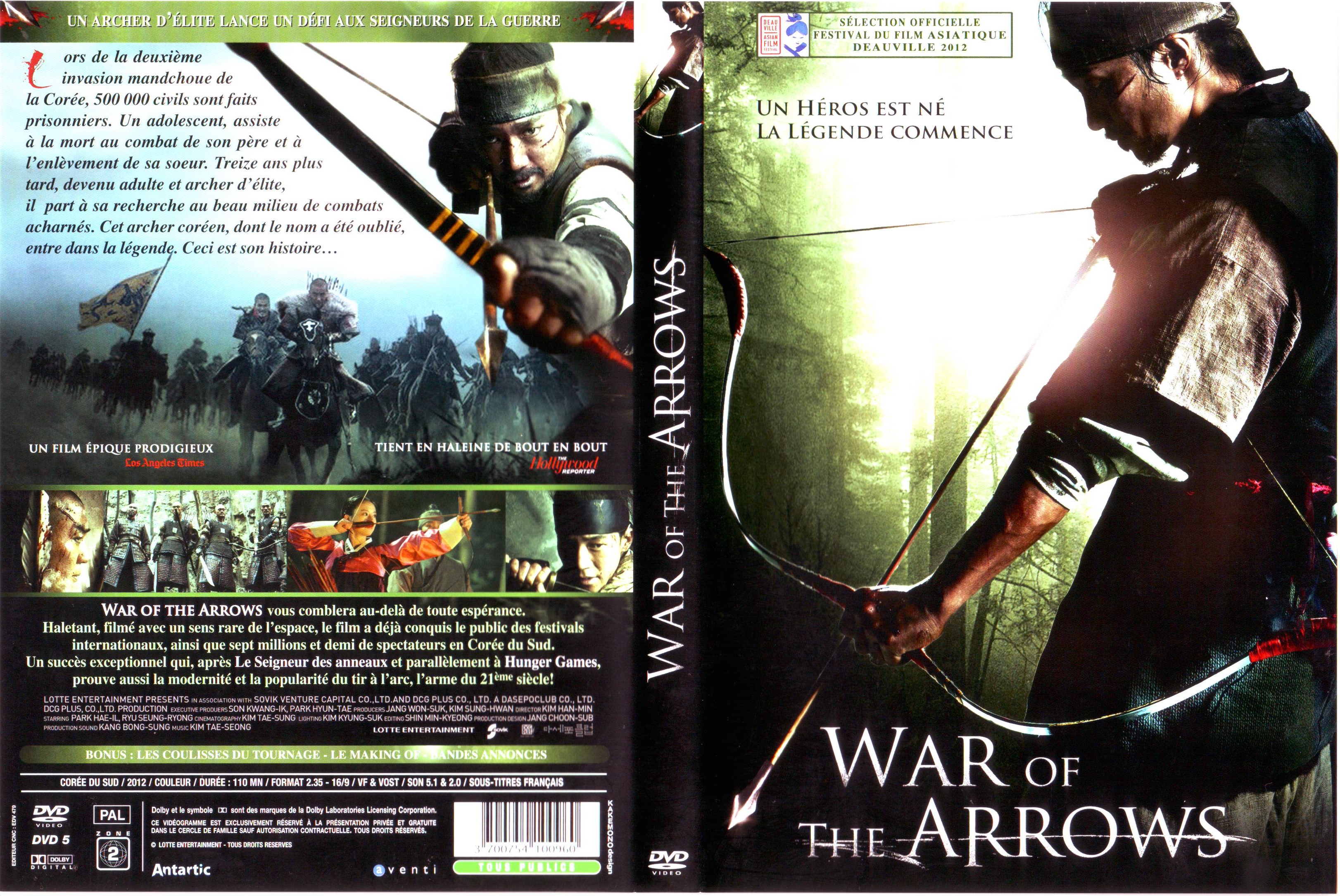 Jaquette DVD War of the arrows