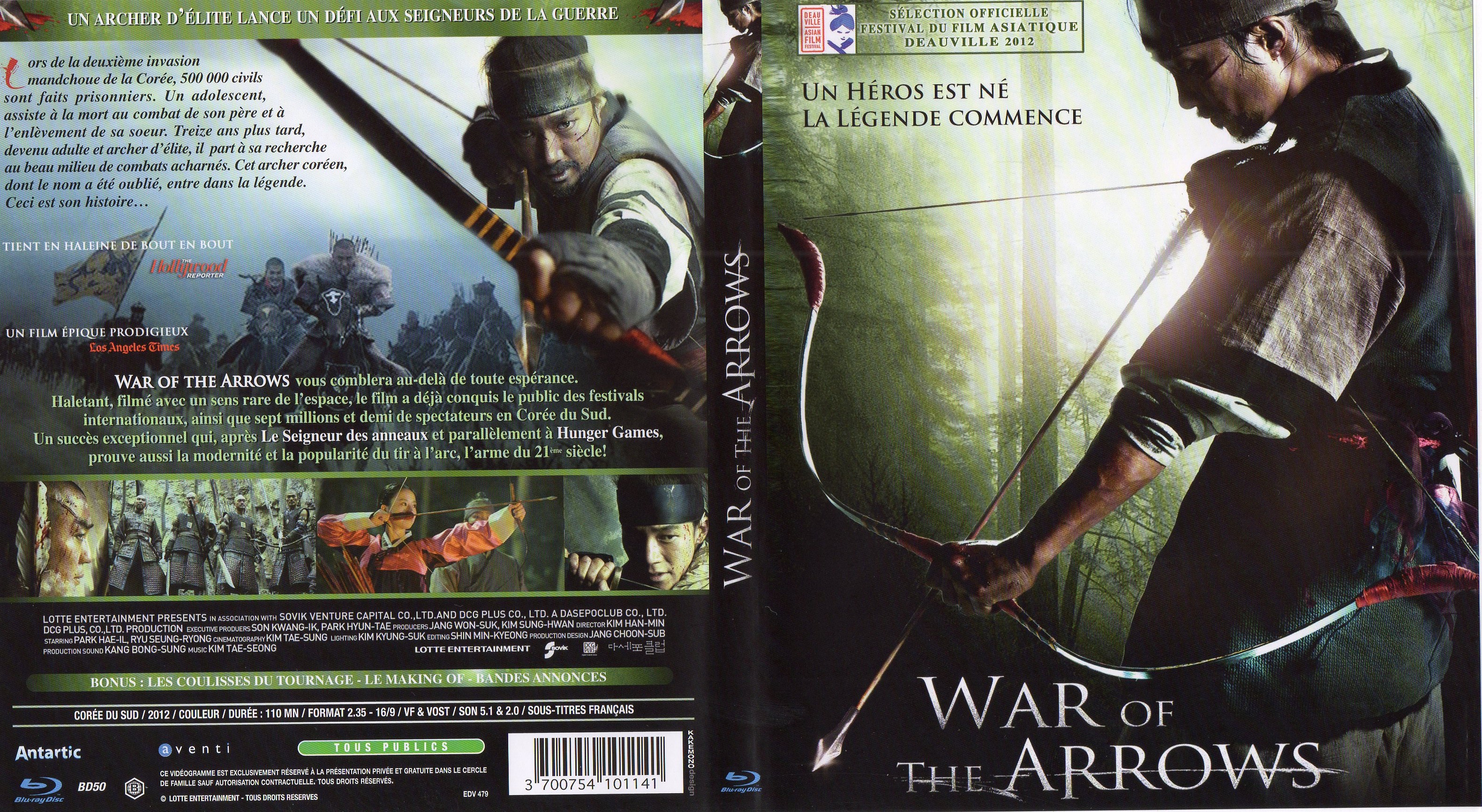 Jaquette DVD War of the arrows (BLU-RAY)