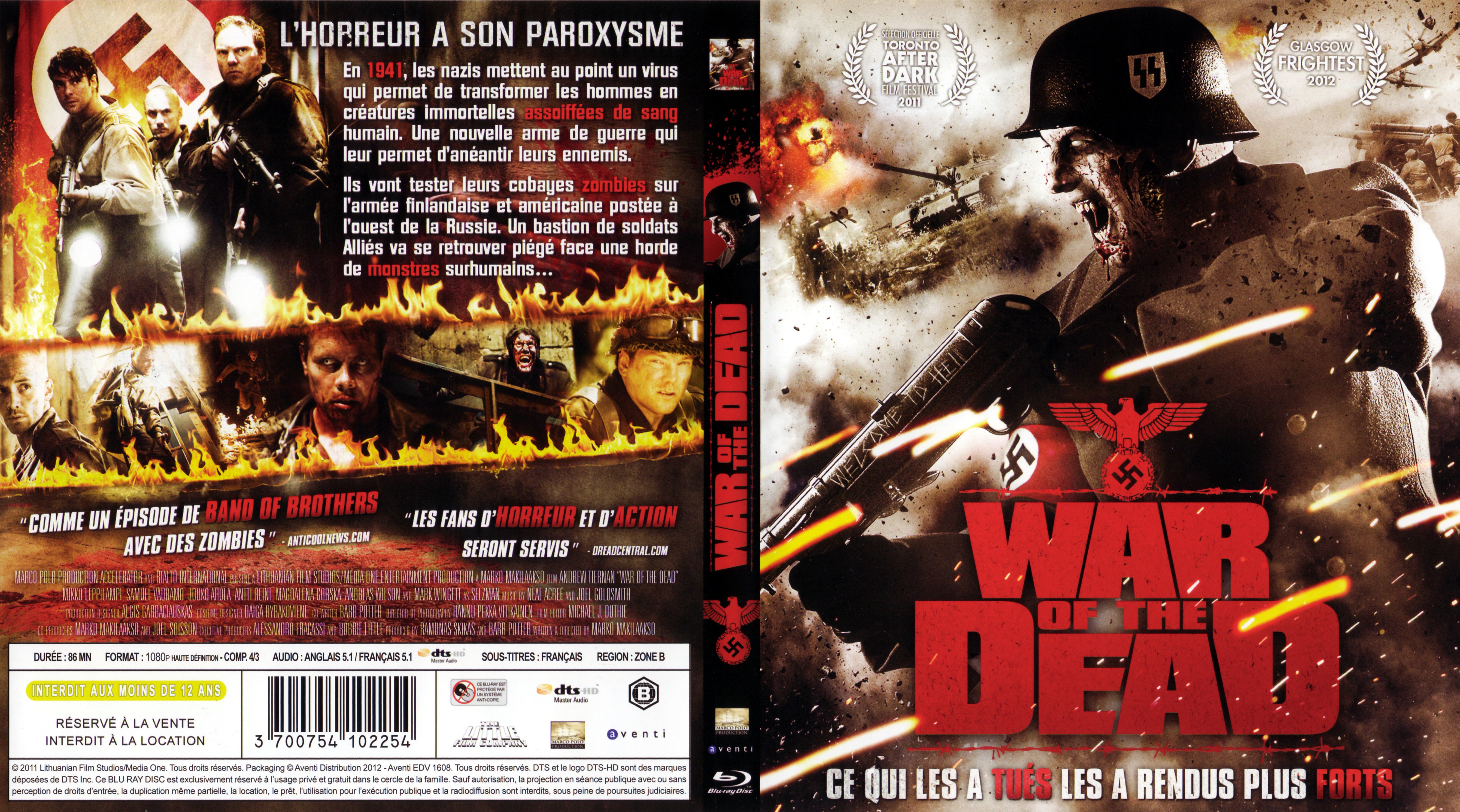 Jaquette DVD War of the dead (BLU-RAY)