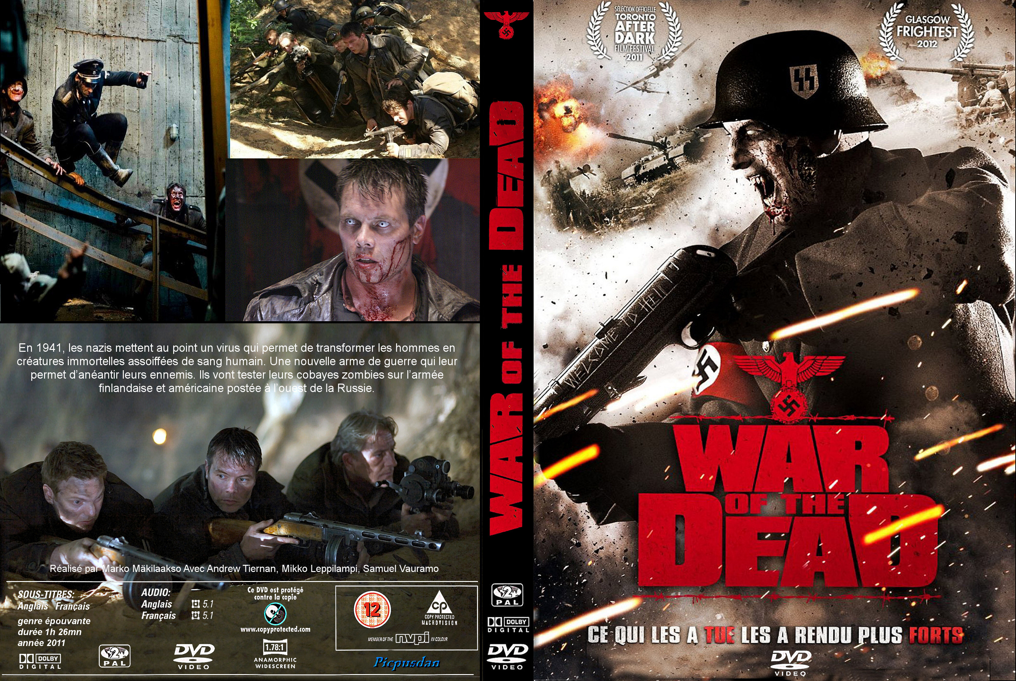 Jaquette DVD War of the dead custom