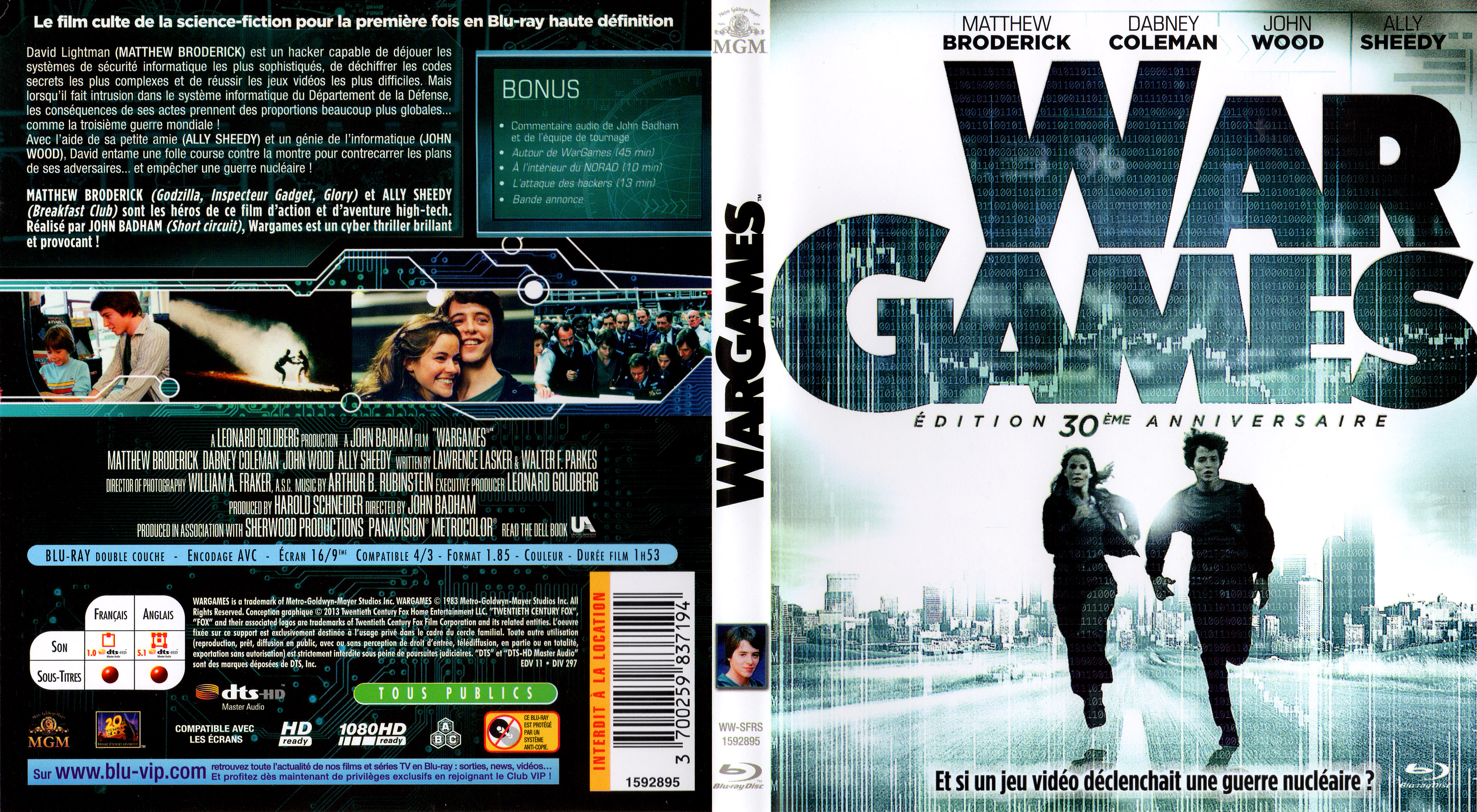 Jaquette DVD Wargames (BLU-RAY)