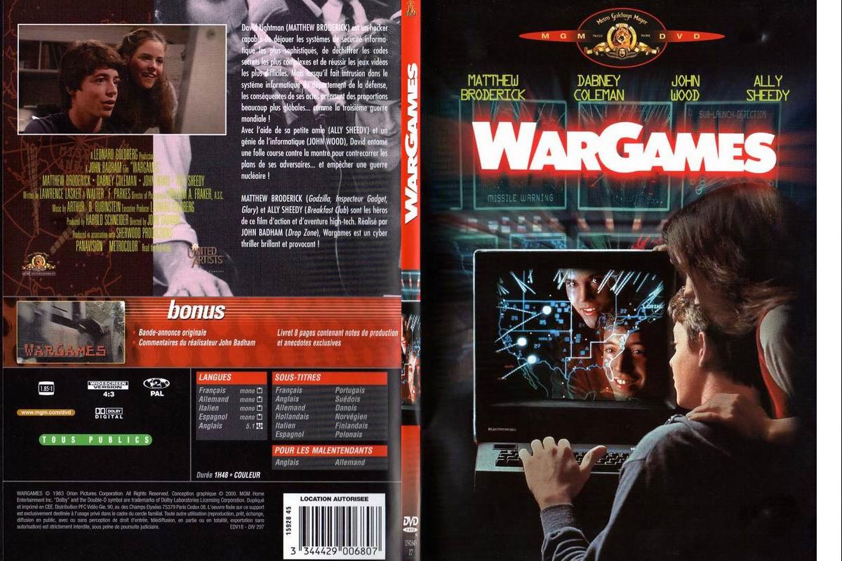 Jaquette DVD Wargames - SLIM