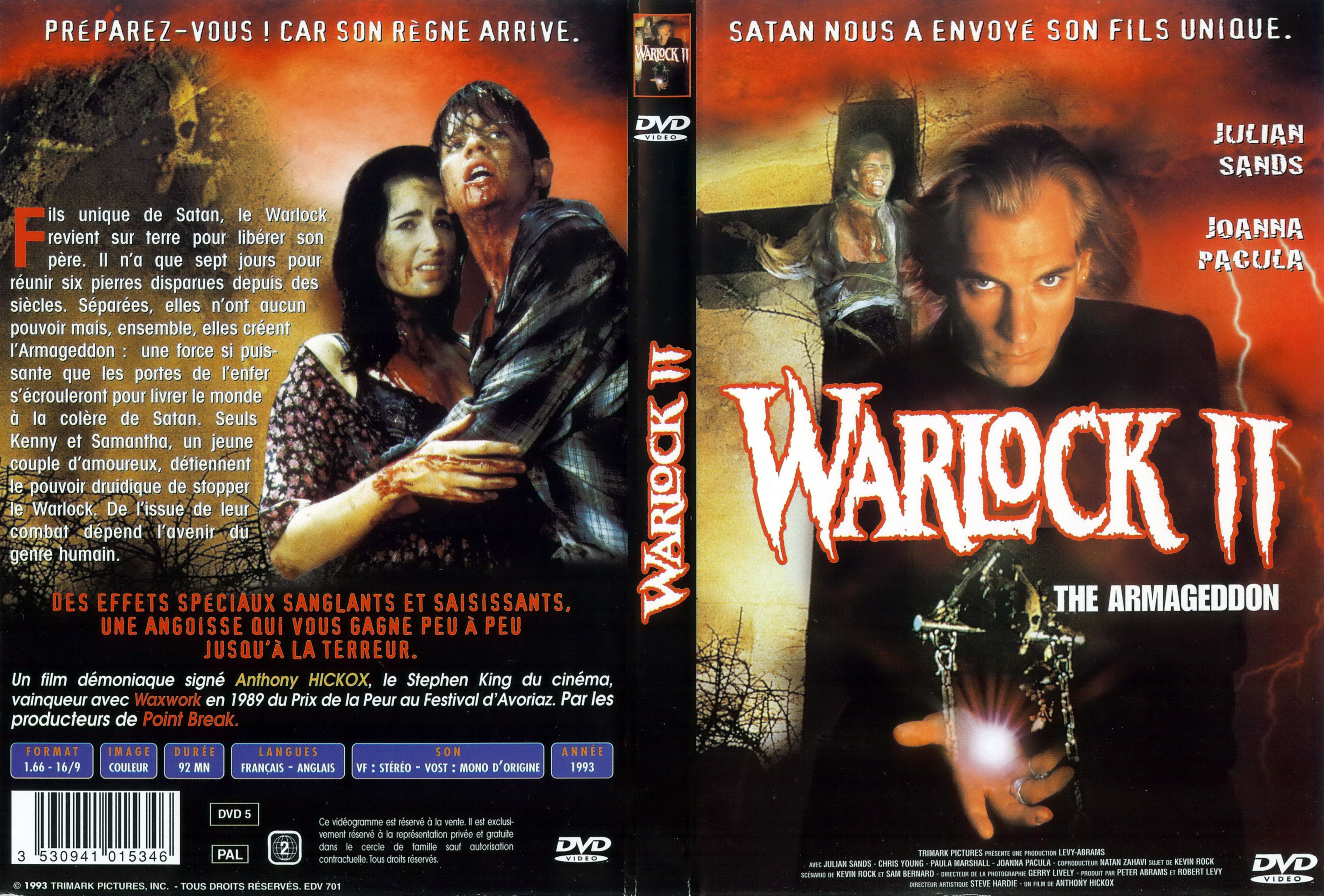 Jaquette DVD Warlock 2