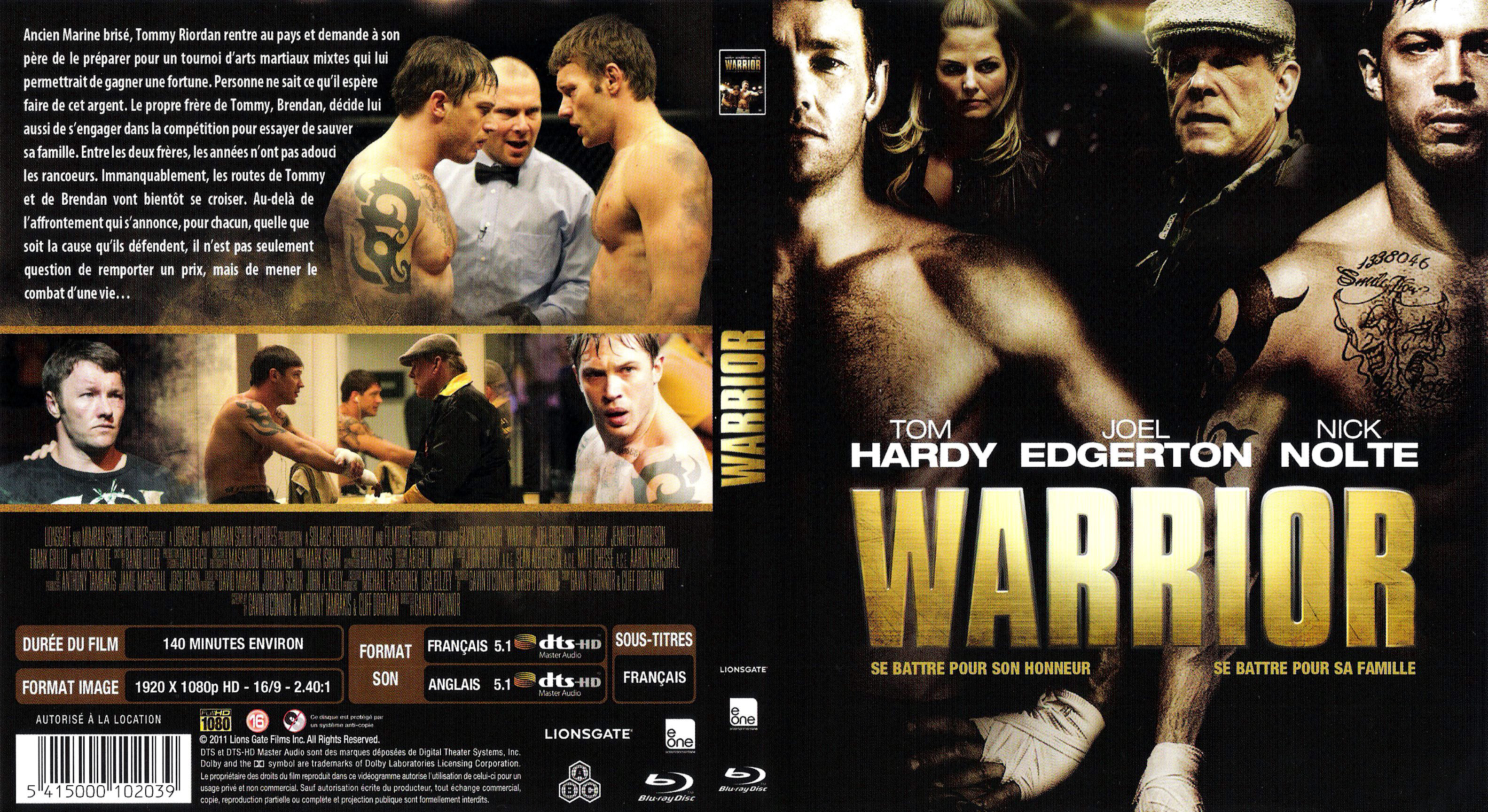 Jaquette DVD Warrior (BLU-RAY)