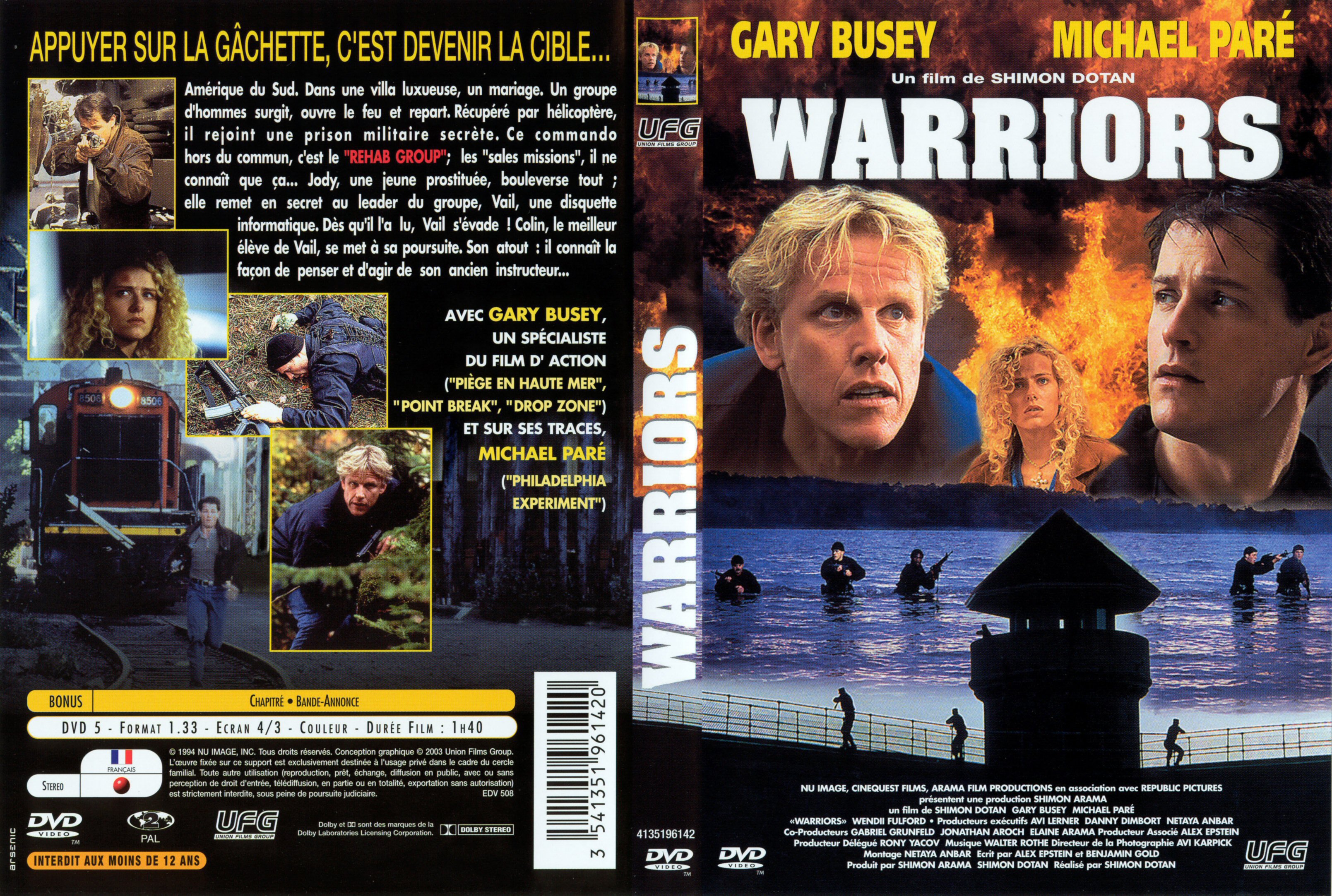 Jaquette DVD Warriors