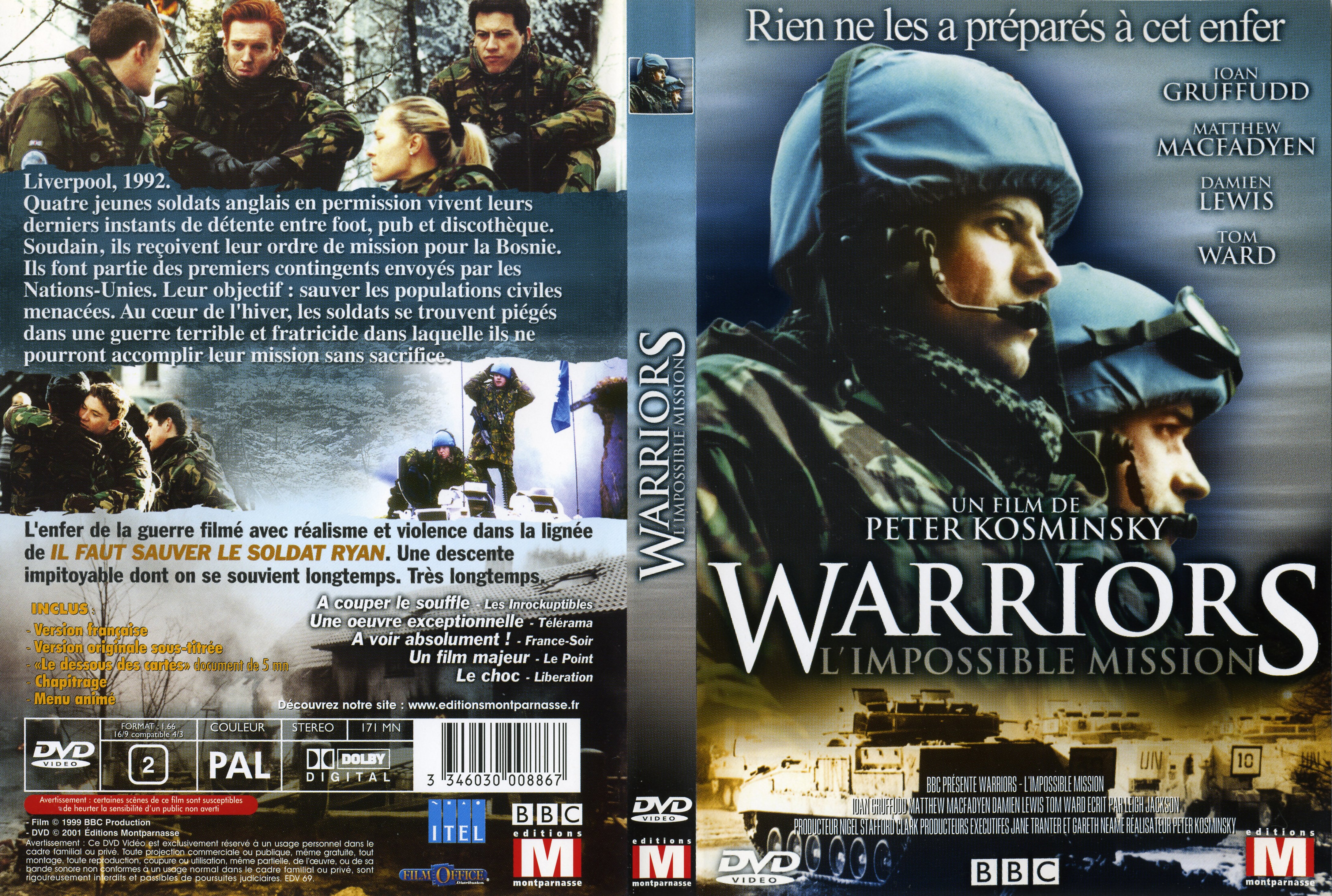 Jaquette DVD Warriors l