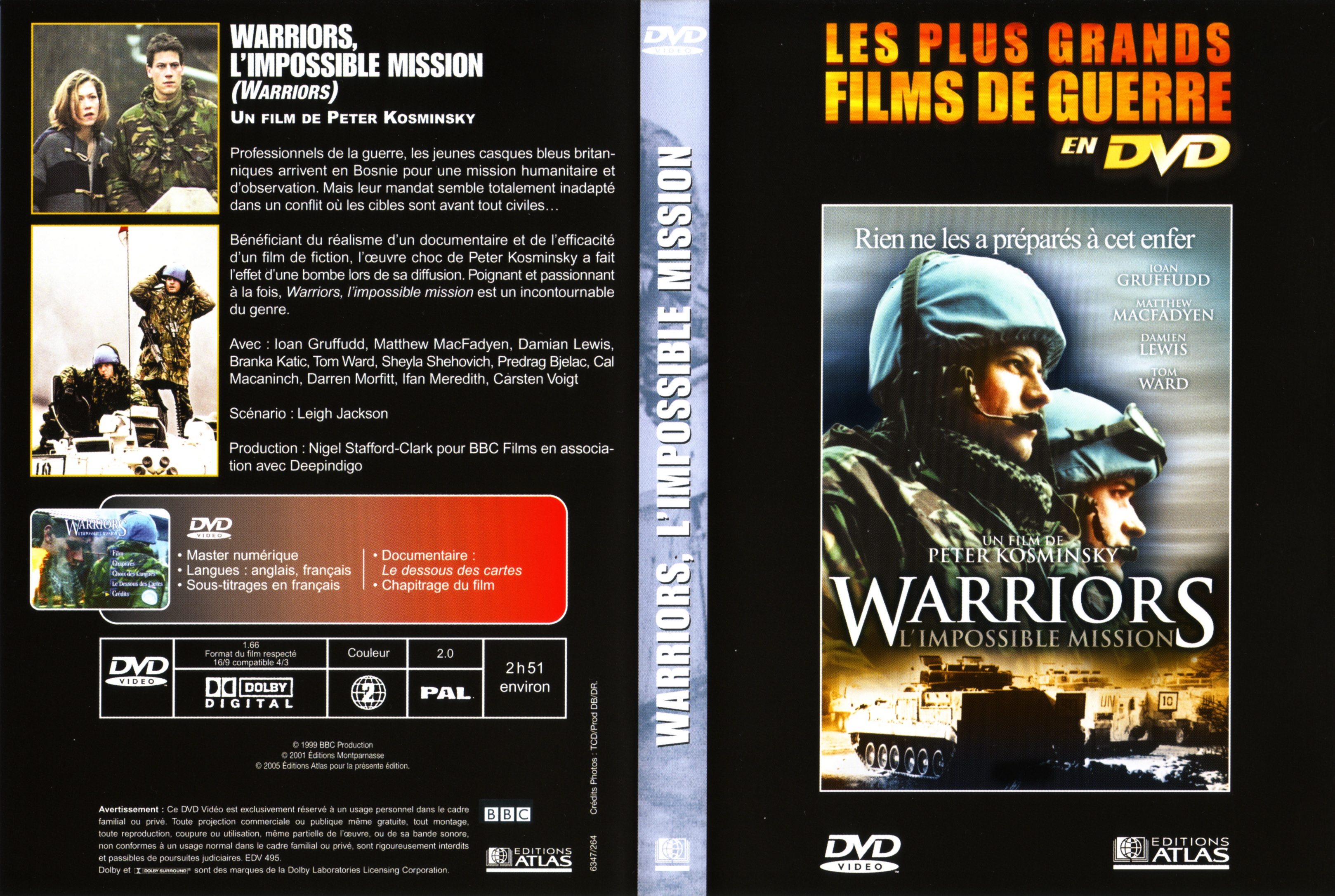 Jaquette DVD Warriors l