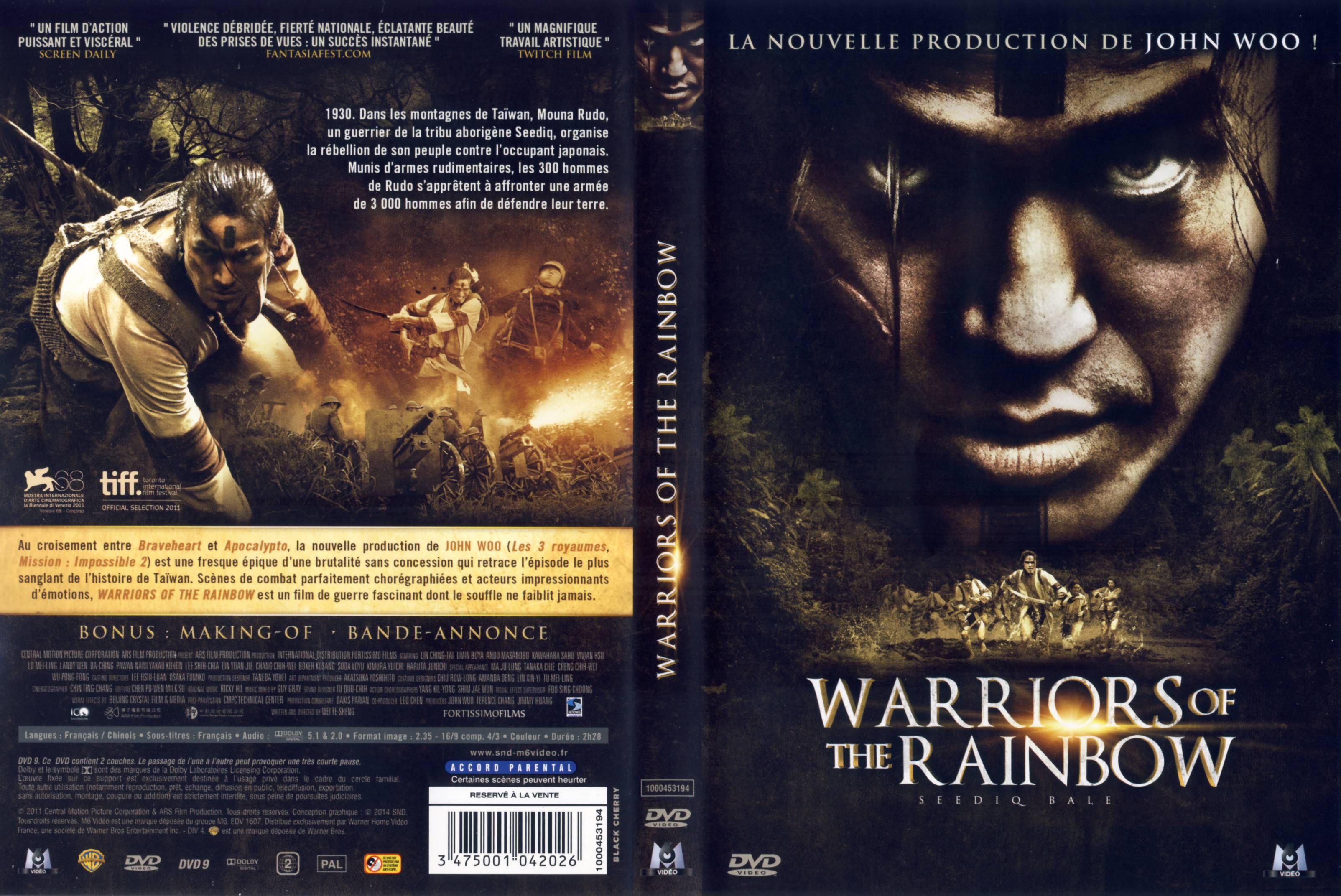 Jaquette DVD Warriors of the rainbow