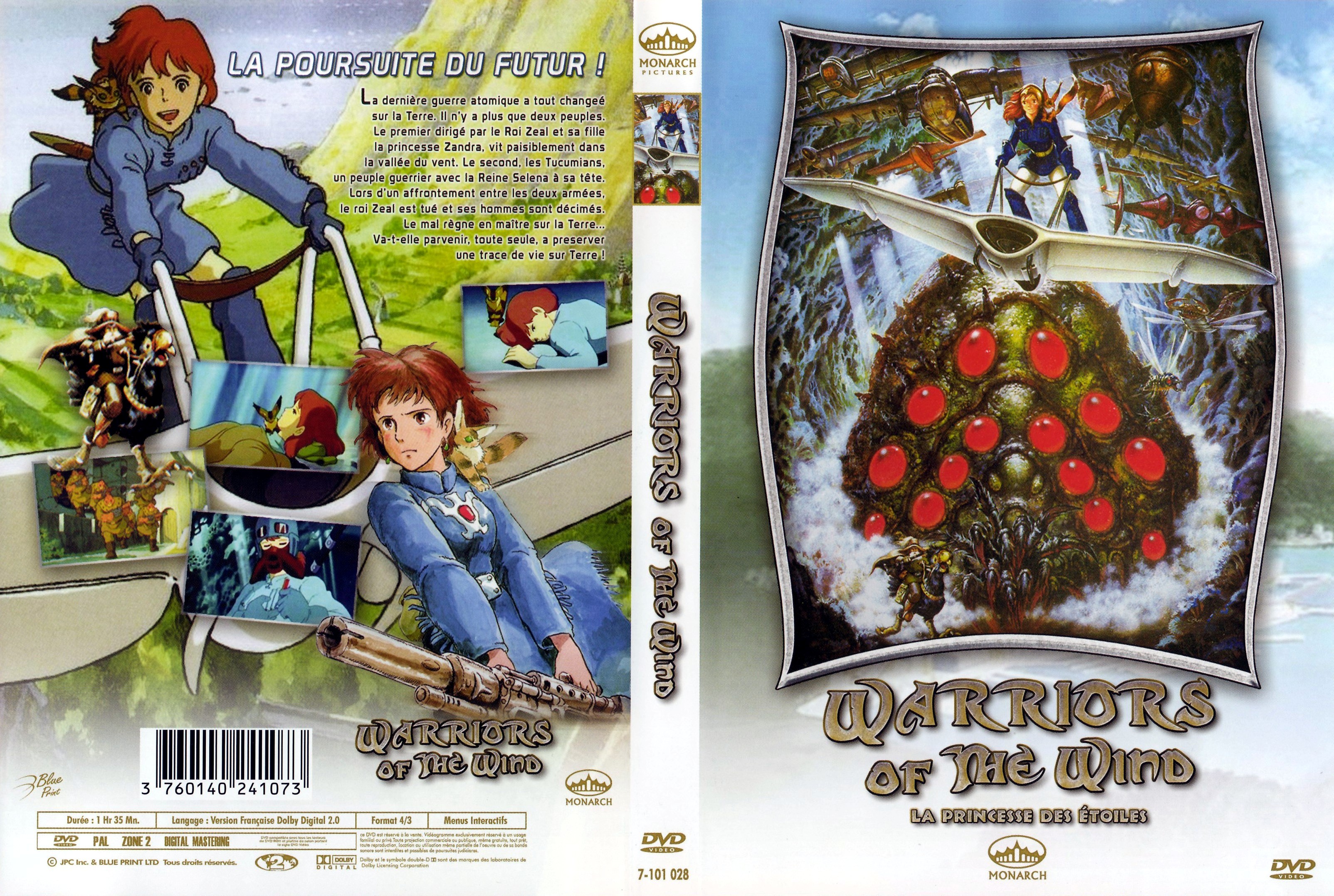 Jaquette DVD Warriors of the wind - la princesse des toiles