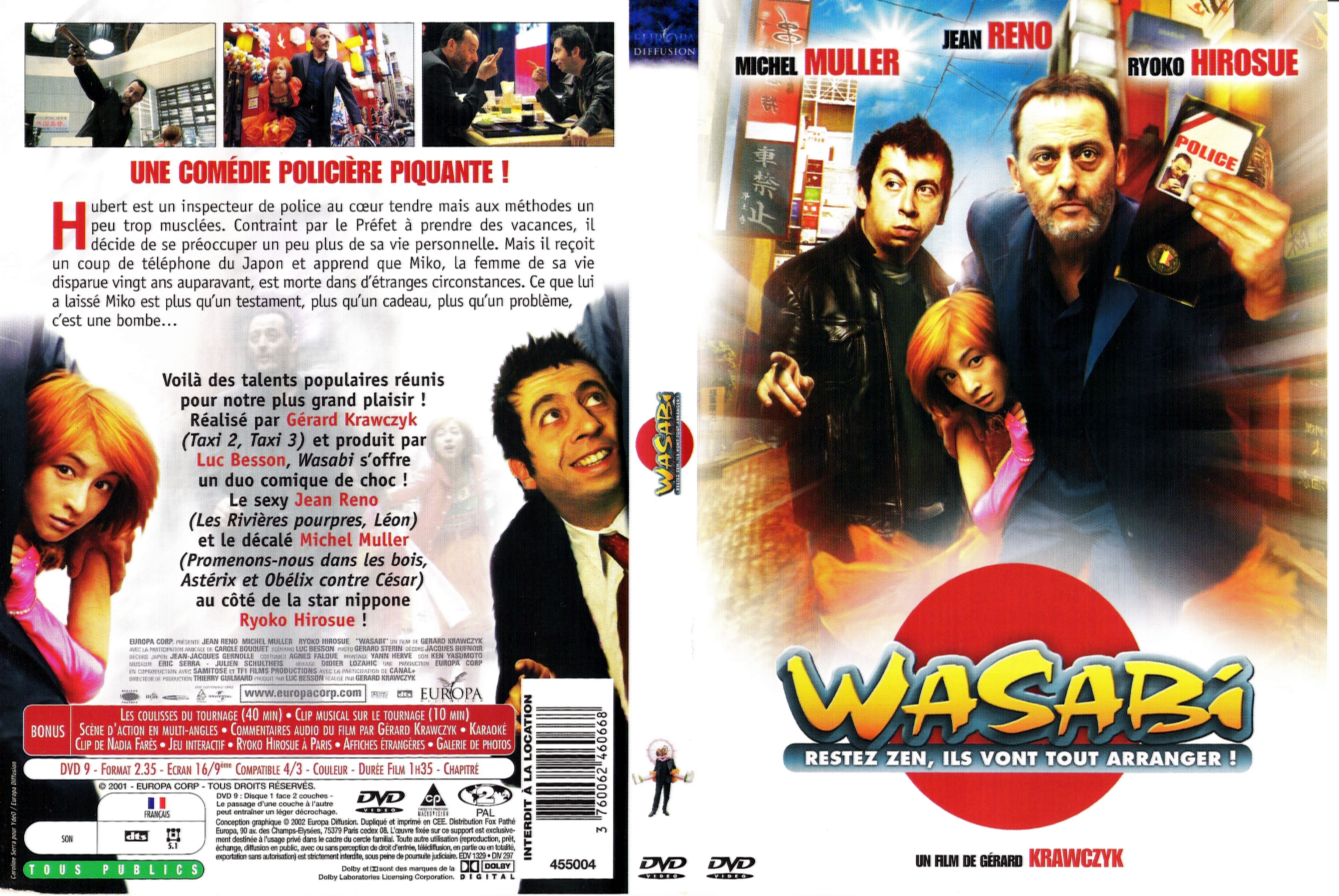 Jaquette DVD Wasabi